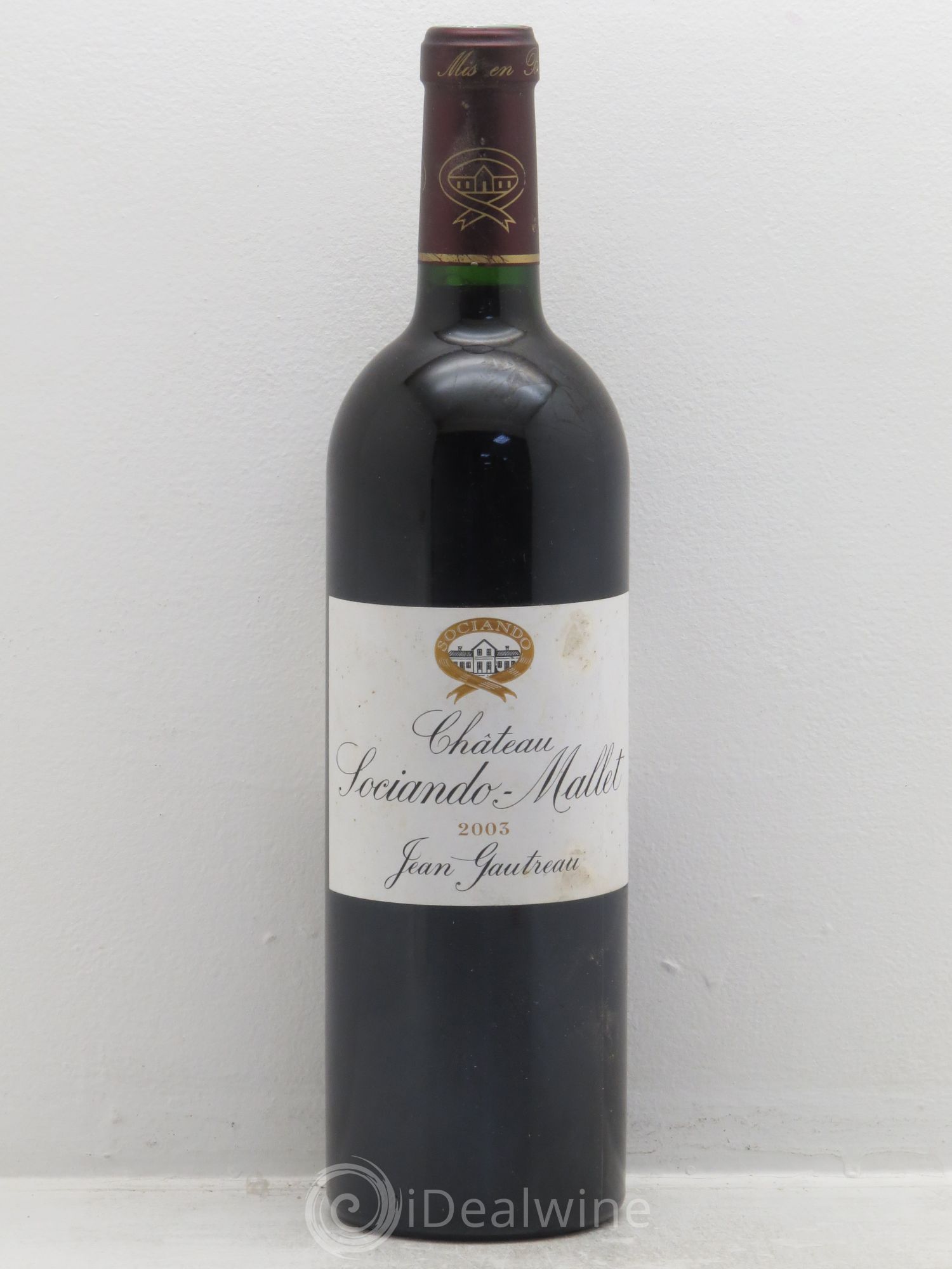 Château Sociando Mallet 2003 - Lot de 12 bouteilles - 0