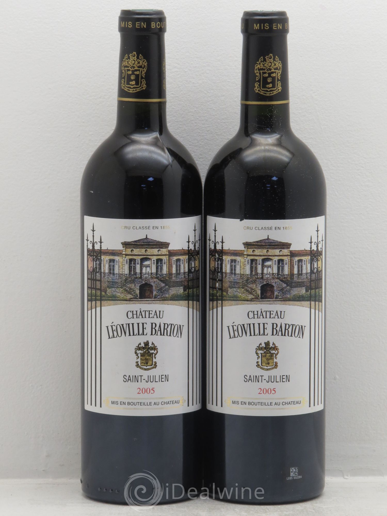Château Léoville Barton 2ème Grand Cru Classé 2005 - Lot de 2 bouteilles - 0