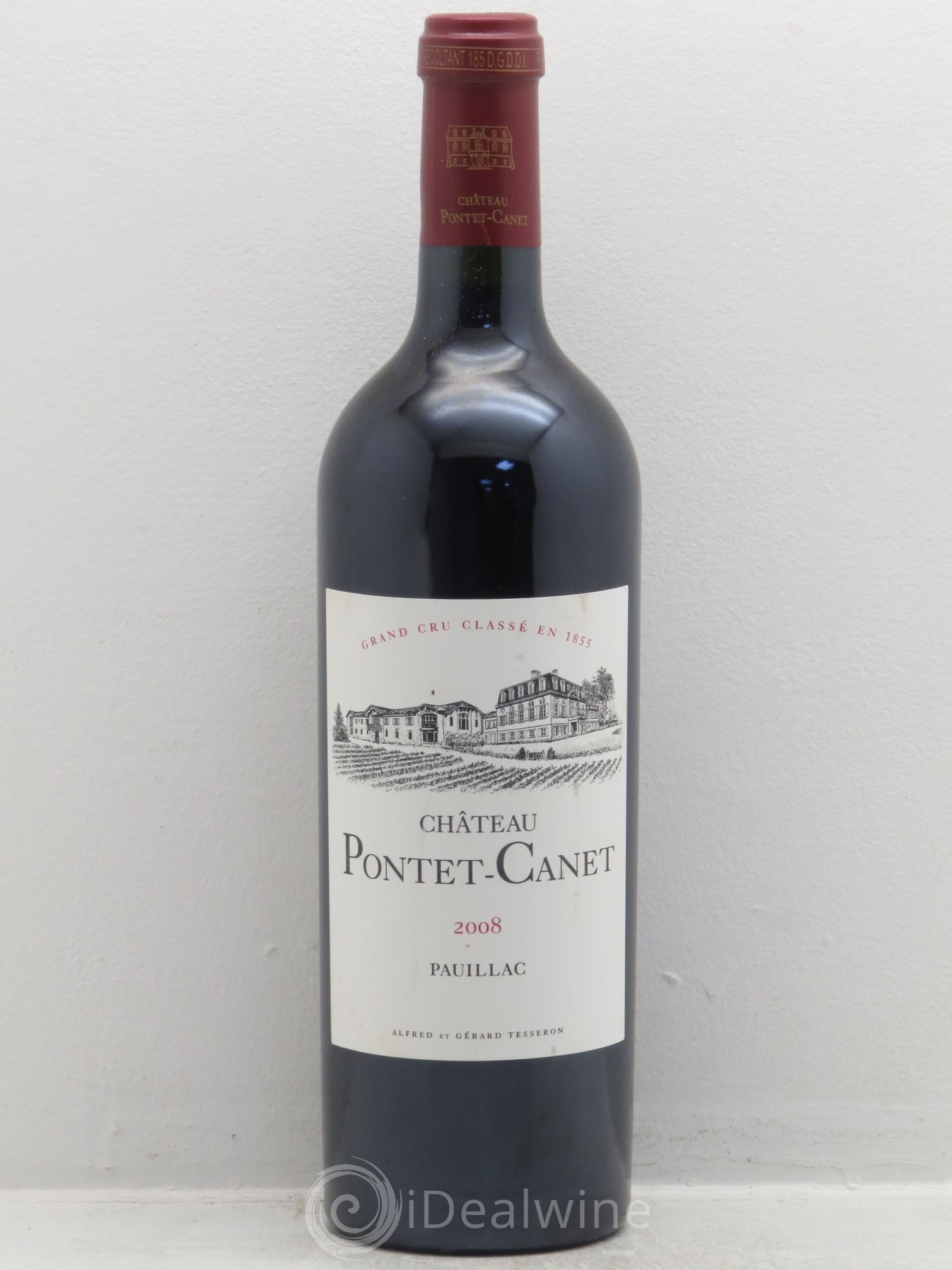 Château Pontet Canet 5ème Grand Cru Classé 2008 - Lot de 1 bouteille - 0