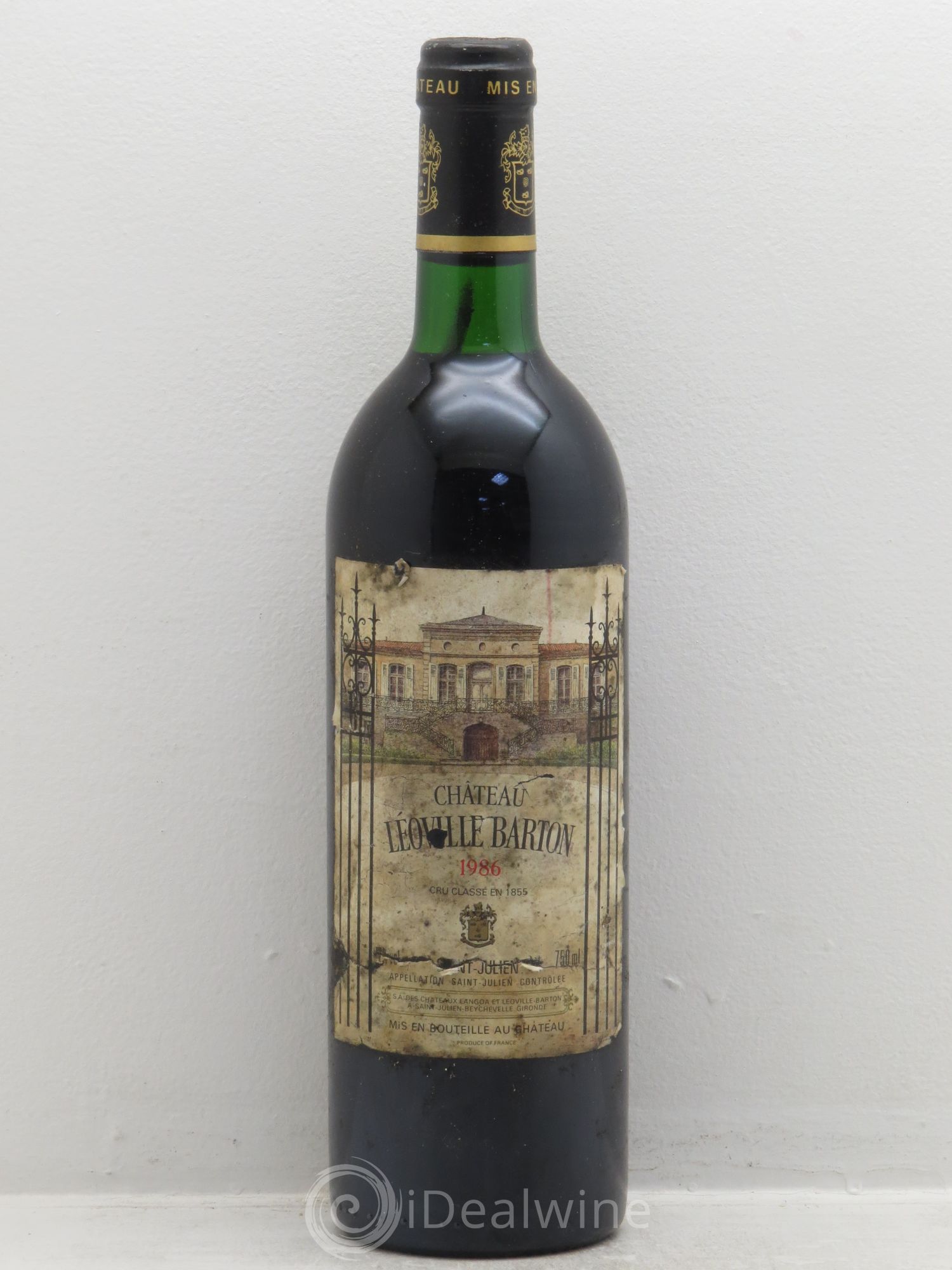 Château Léoville Barton 2ème Grand Cru Classé 1986 - Lot de 1 bouteille - 0