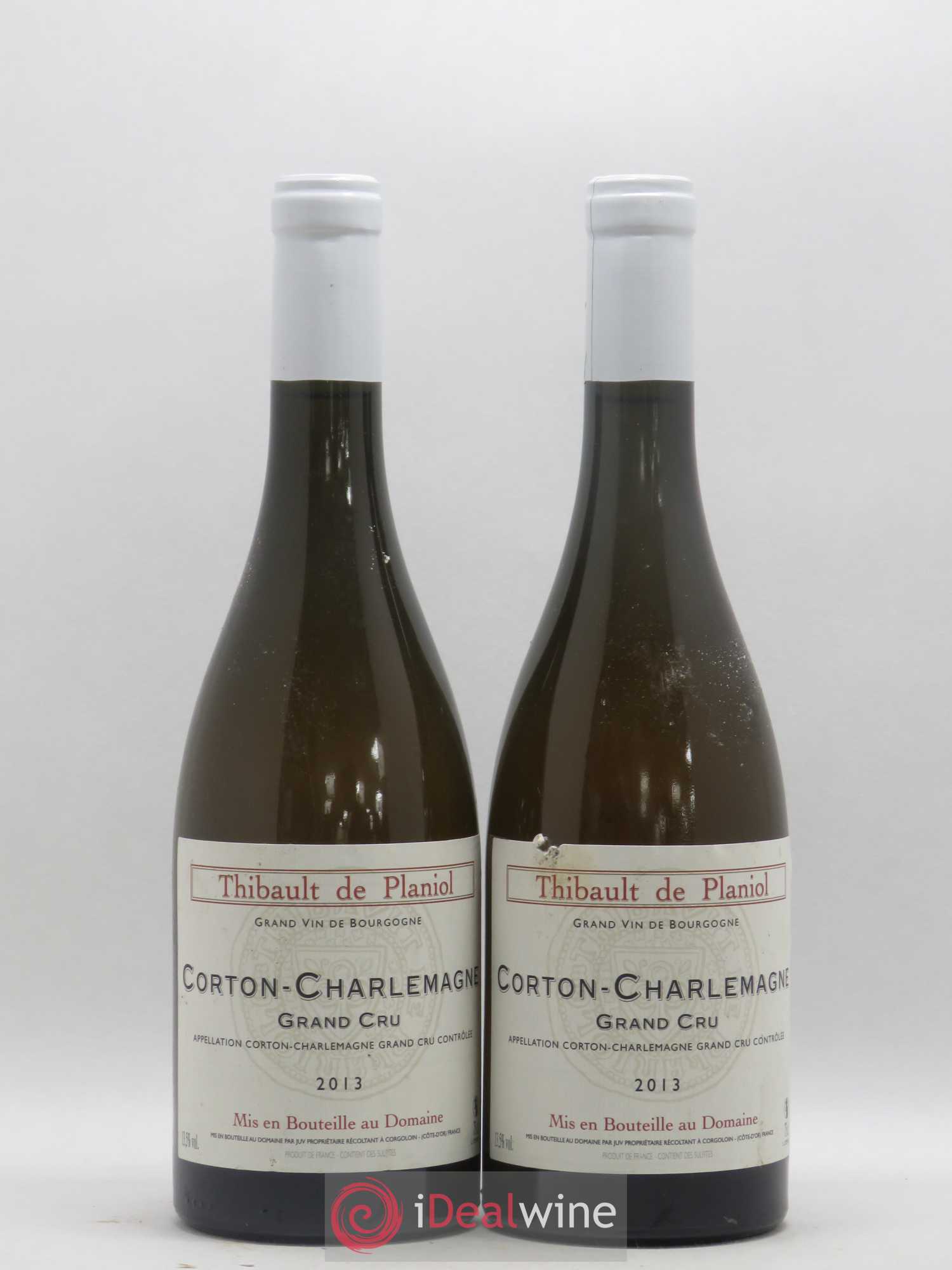 Corton-Charlemagne Grand Cru Thibault de Planiol 2013 - Lotto di 2 bottiglie - 0