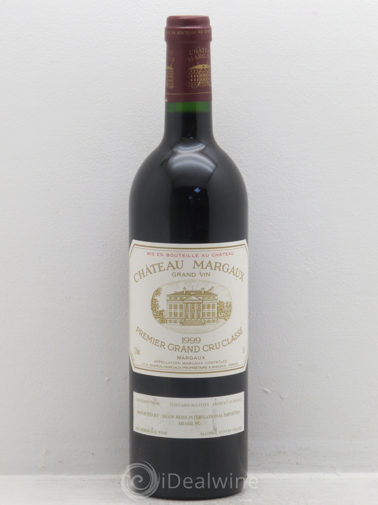 Château Margaux 1er Grand Cru Classé 1999 - Lot de 1 bouteille - 0