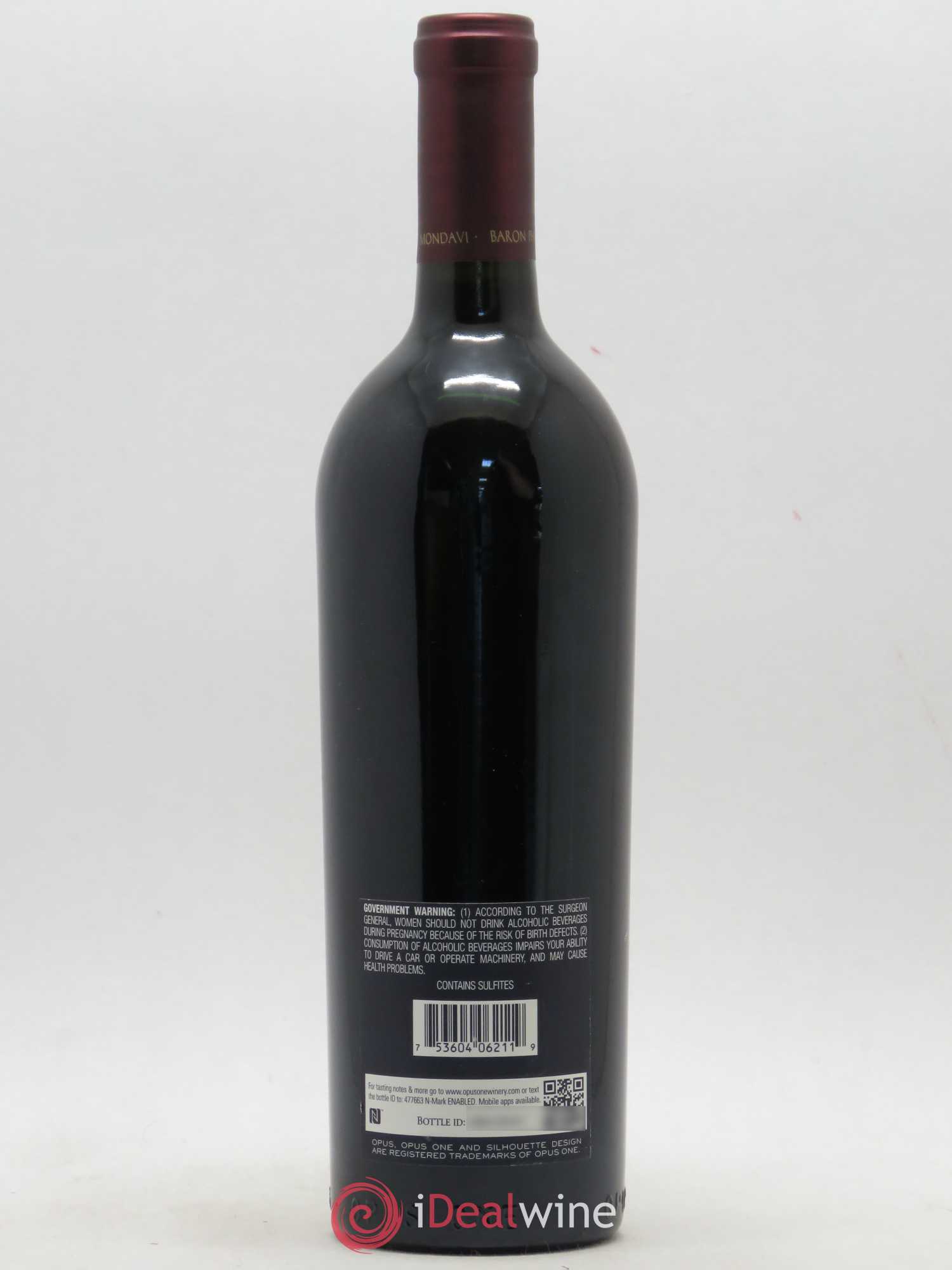 Napa Valley Opus One Robert Mondavi 2011 - Lot de 1 bouteille - 1