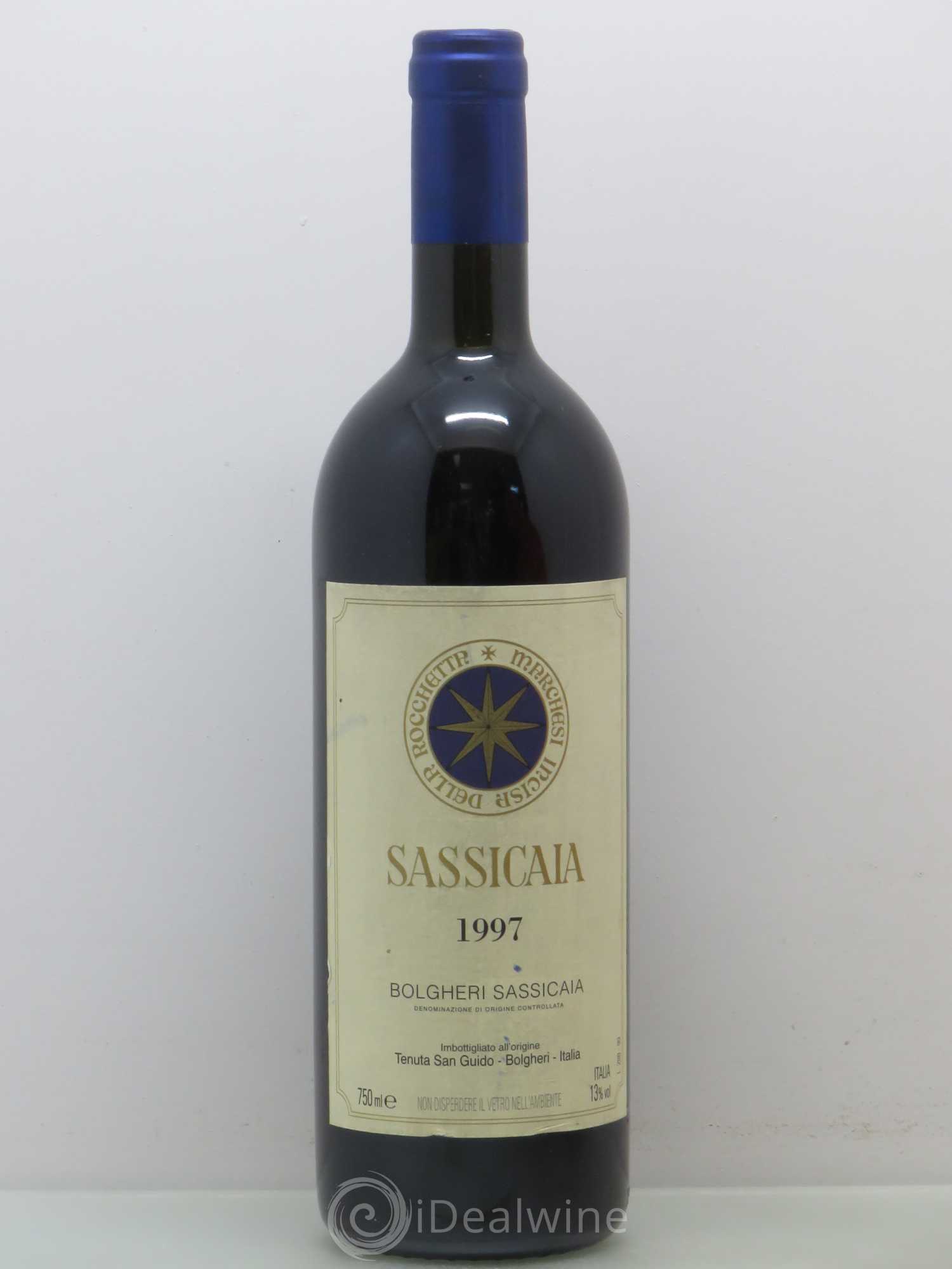 Bolgheri DOC Sassicaia Tenuta San Guido 1997 - Lot de 1 bouteille - 0