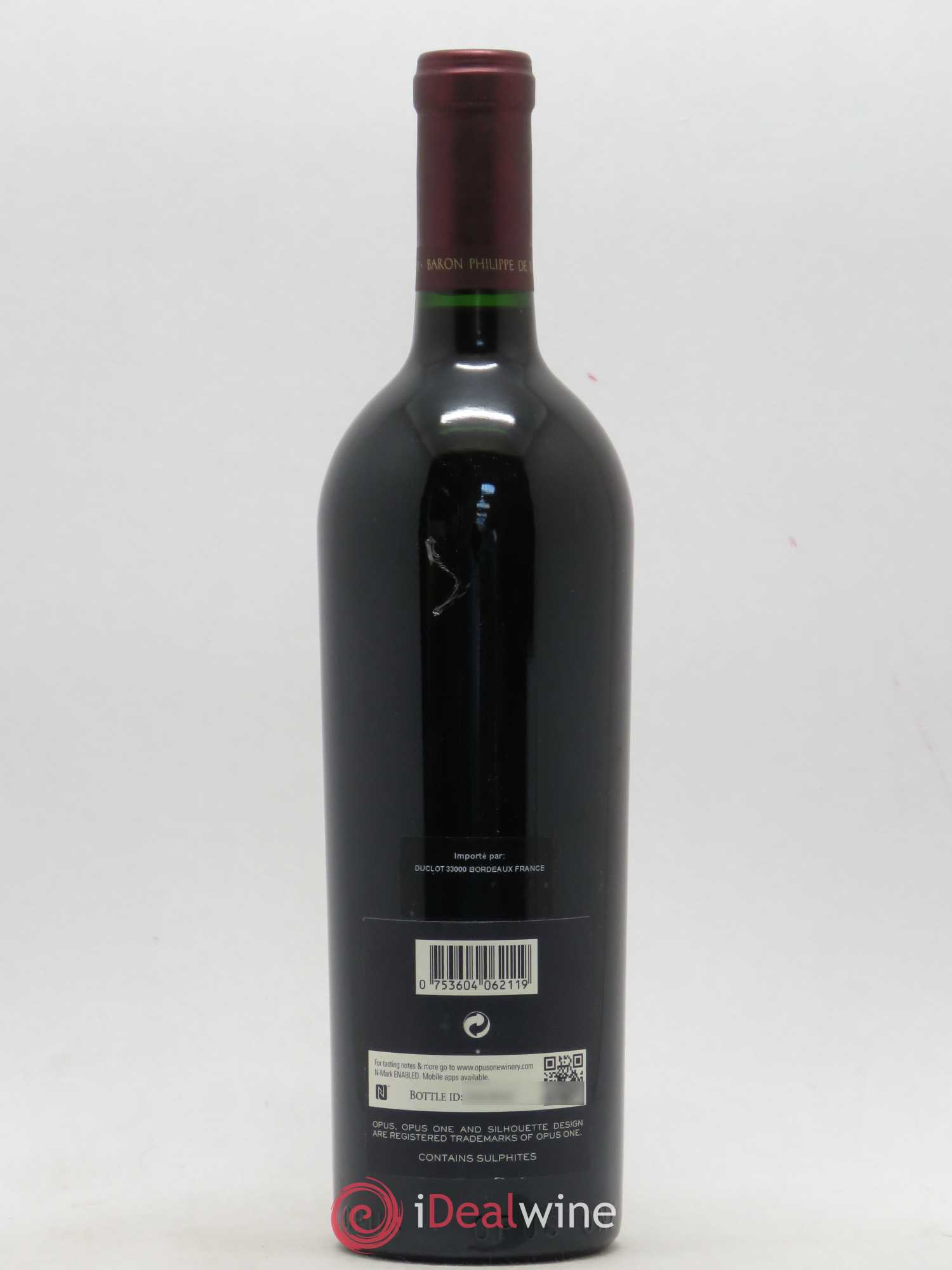 Napa Valley Opus One Robert Mondavi 2011 - Lot de 1 bouteille - 1
