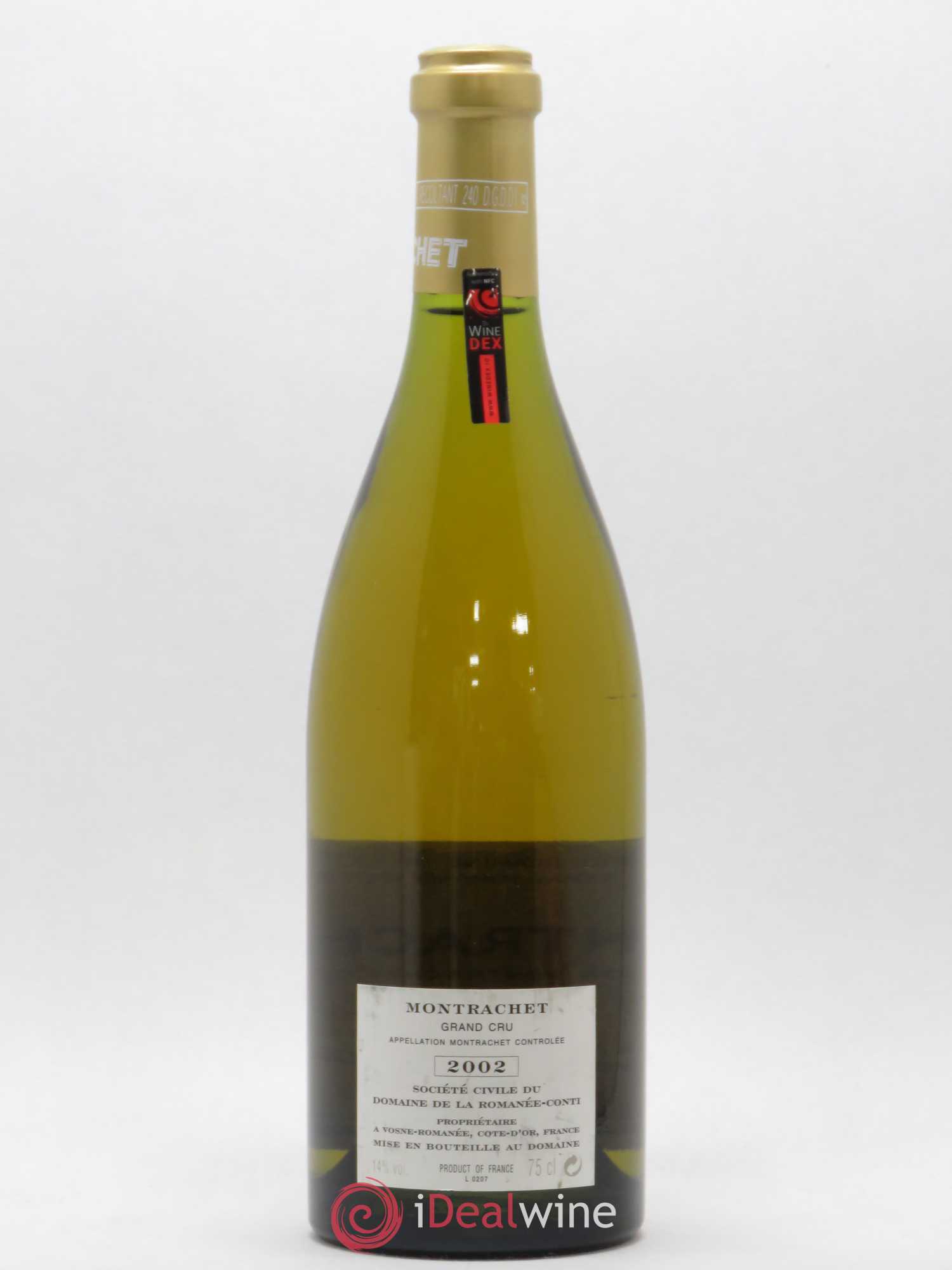 Montrachet Grand Cru Domaine de la Romanée-Conti 2002 - Lot de 1 bouteille - 1