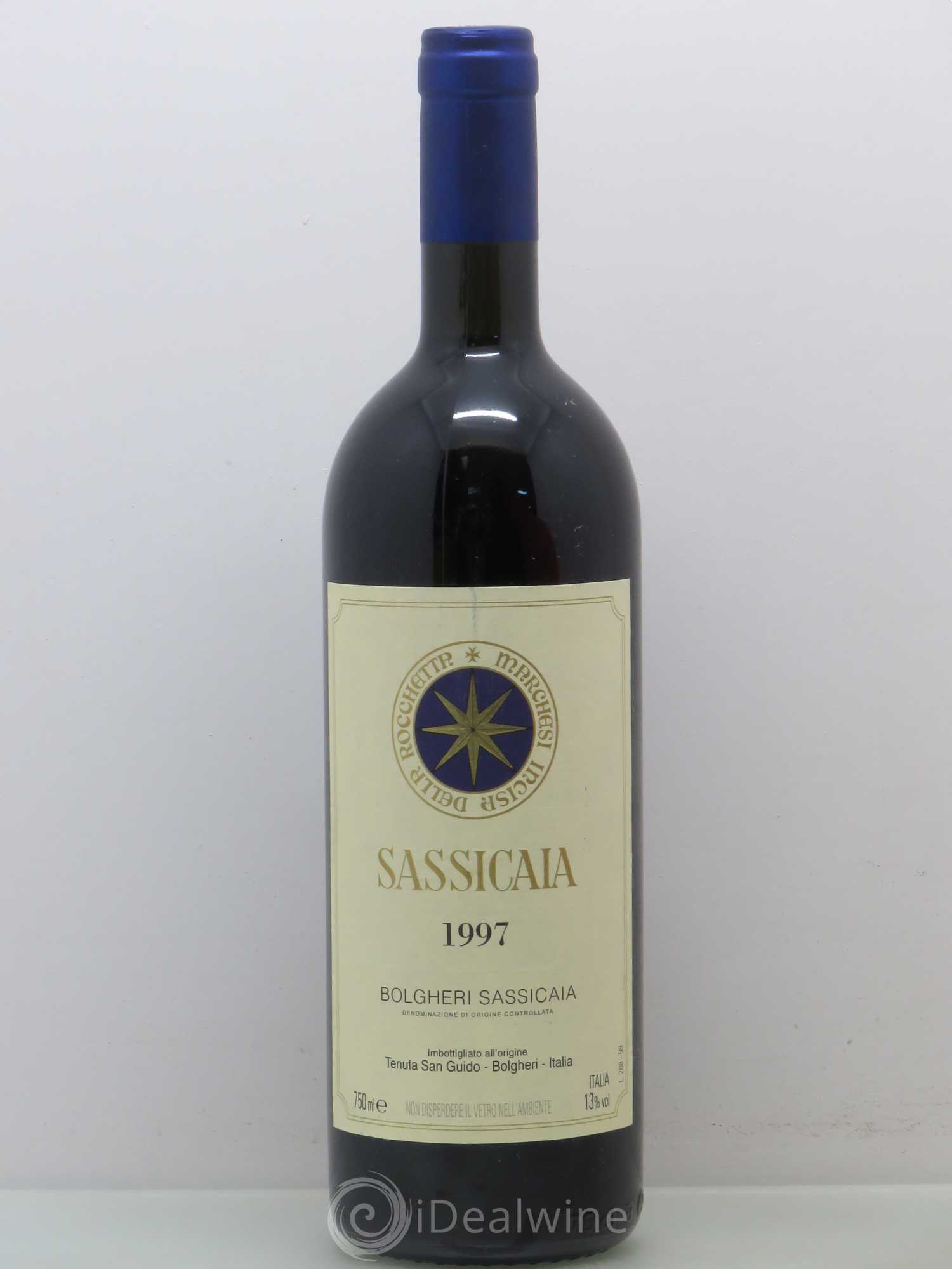 Bolgheri DOC Sassicaia Tenuta San Guido 1997 - Lot de 1 bouteille - 0