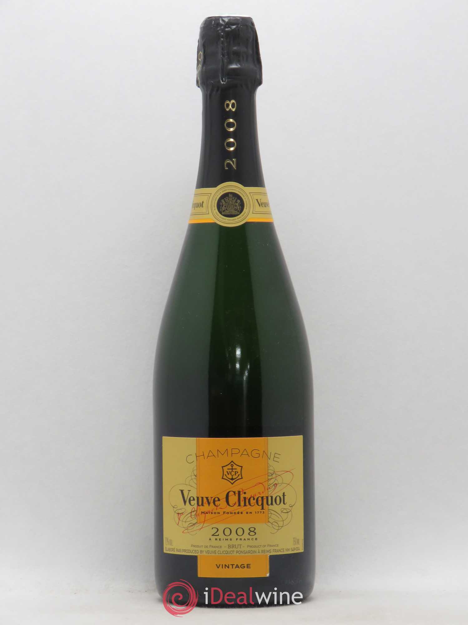 Vintage Veuve Clicquot 2008 - Lot de 1 bouteille - 0