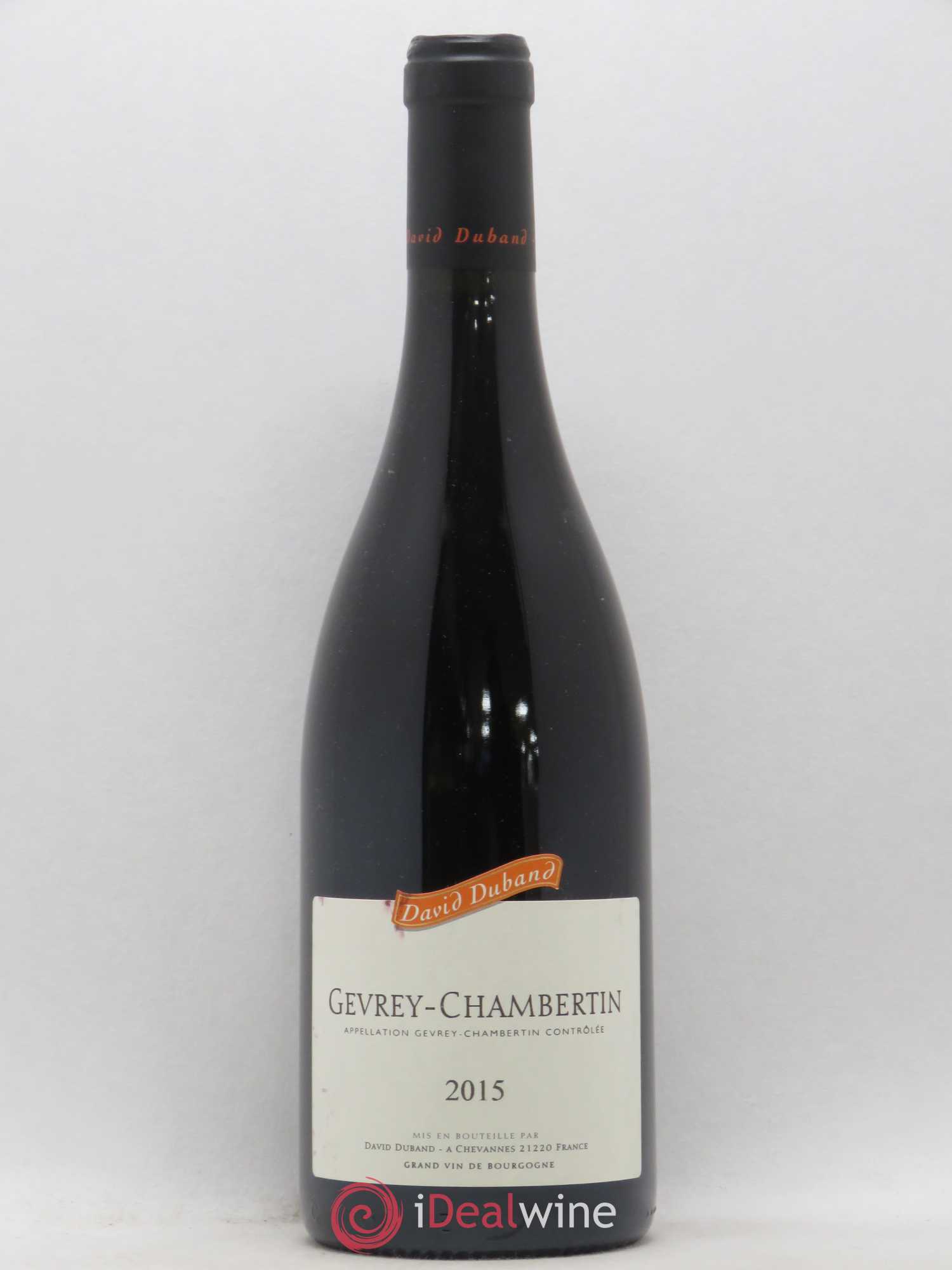 Gevrey-Chambertin David Duband (Domaine) 2015 - Lot de 1 bouteille - 0