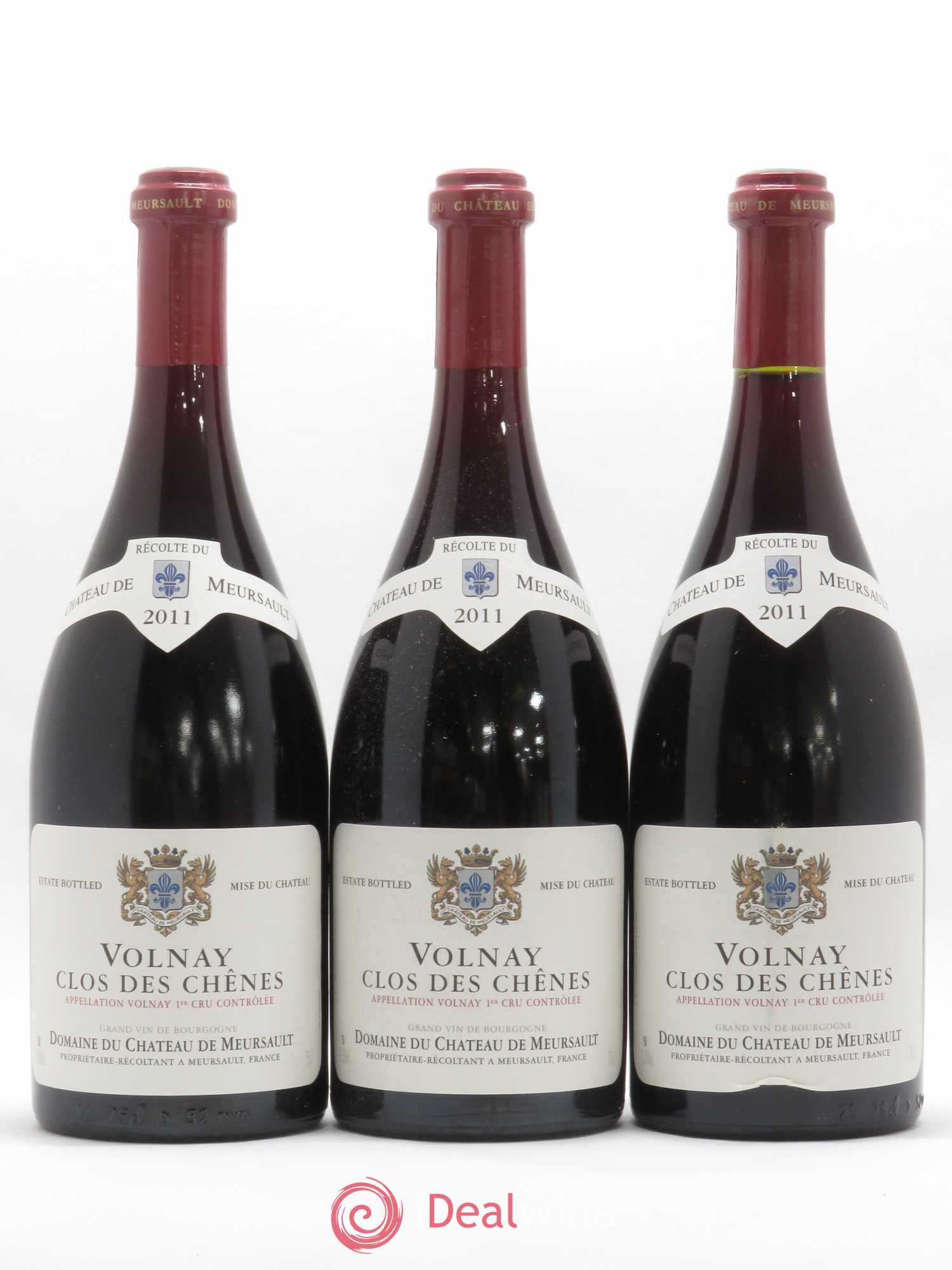 Volnay 1er Cru Clos des Chênes Château de Meursault 2011 - Lot de 3 bouteilles - 0