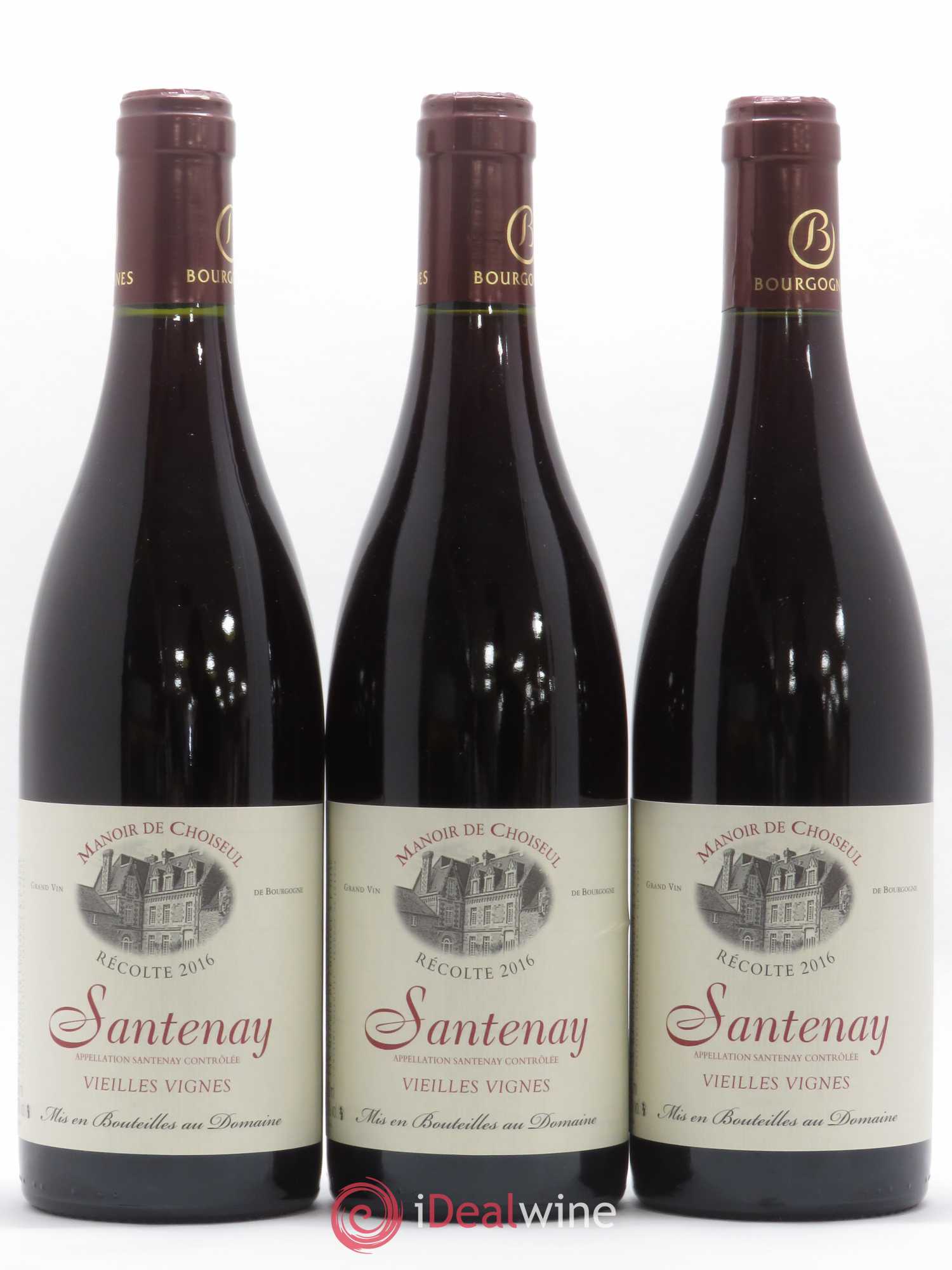 Santenay Vieilles Vignes Manoir de Choiseul 2016 - Posten von 3 Flaschen - 0
