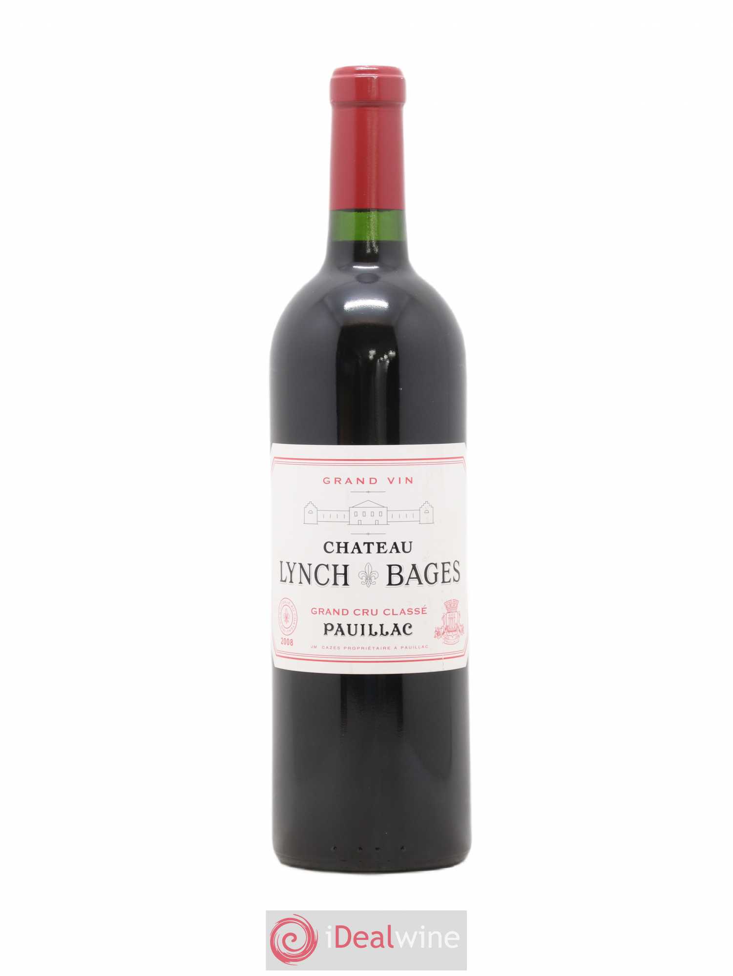 Château Lynch Bages 5ème Grand Cru Classé 2008 - Lot de 1 bouteille - 0