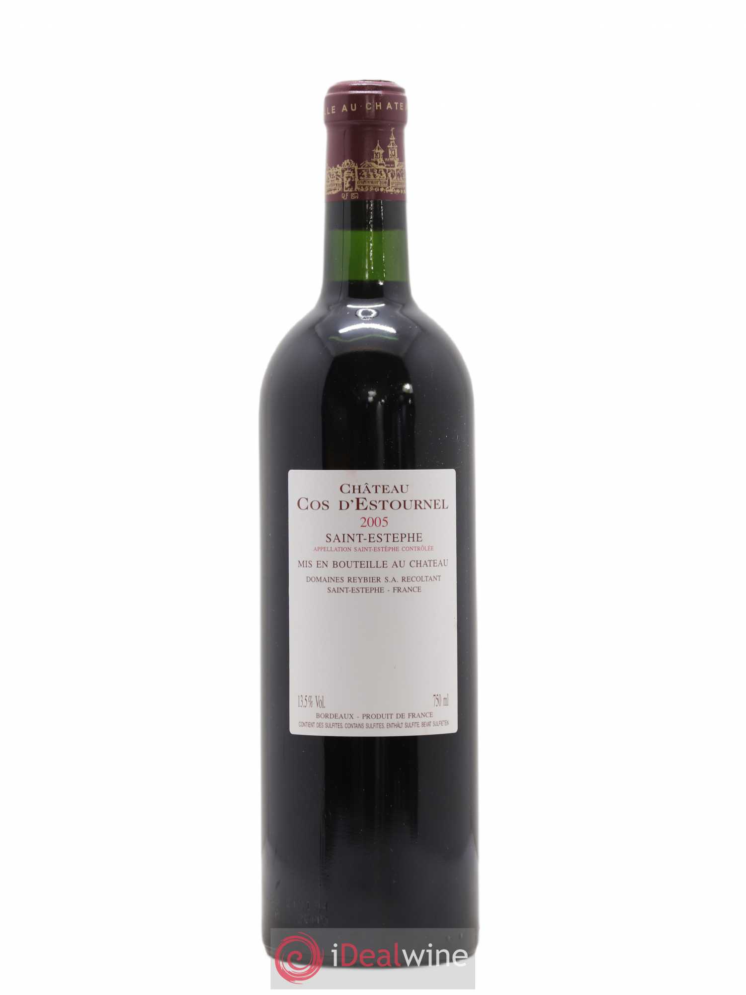 Cos d'Estournel 2ème Grand Cru Classé 2005 - Lot de 1 bouteille - 1