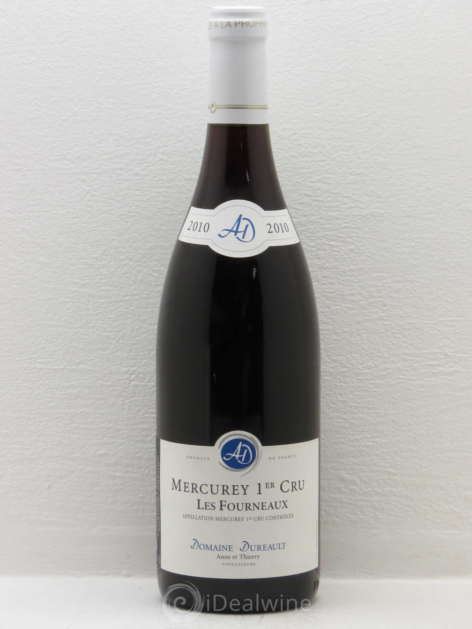 Mercurey 1er Cru Les Fourneaux Dureault 2010 - Posten von 1 Flasche - 0