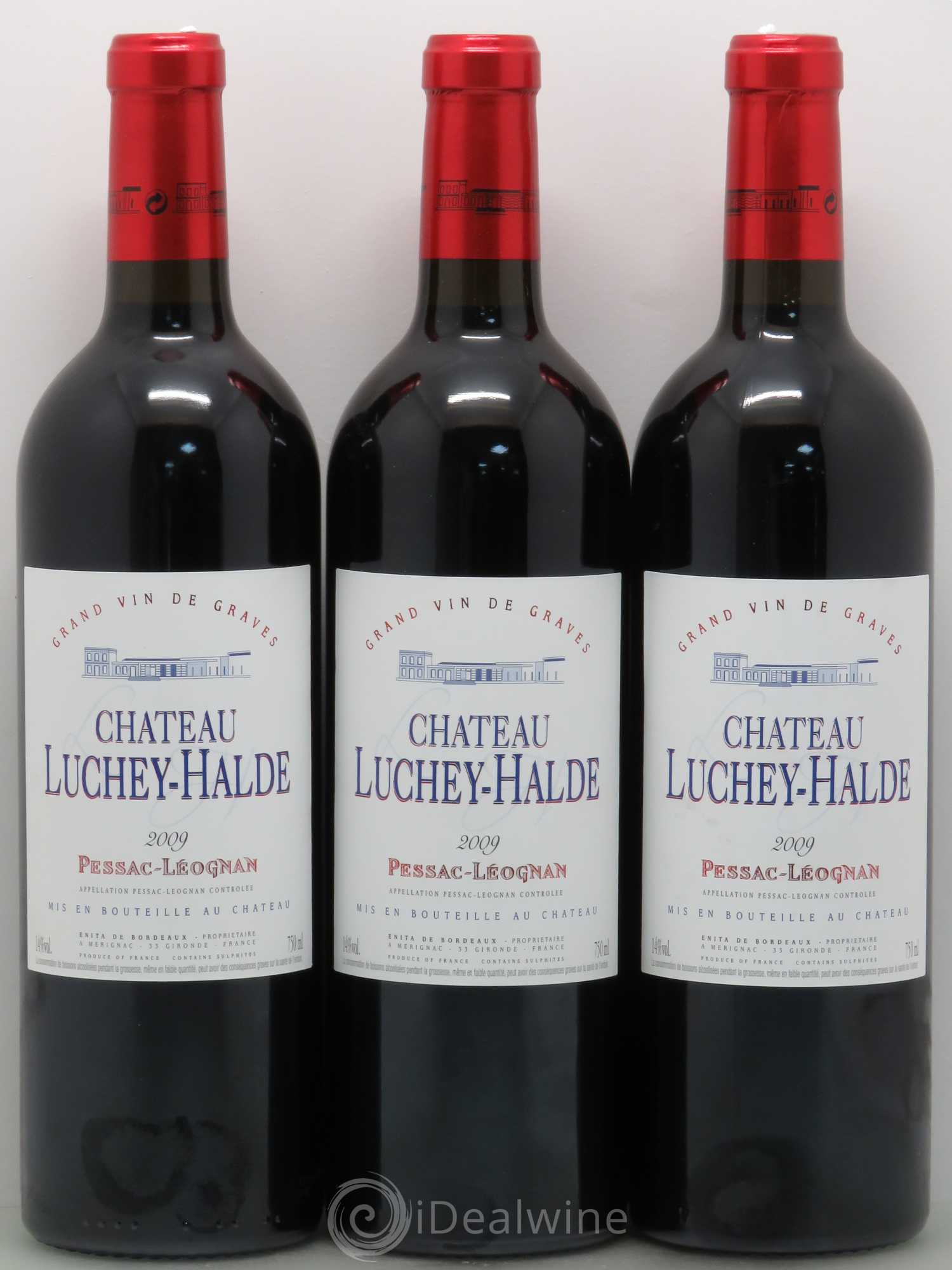Bordeaux Château Luchey halde 2009 - Posten von 3 Flaschen - 0
