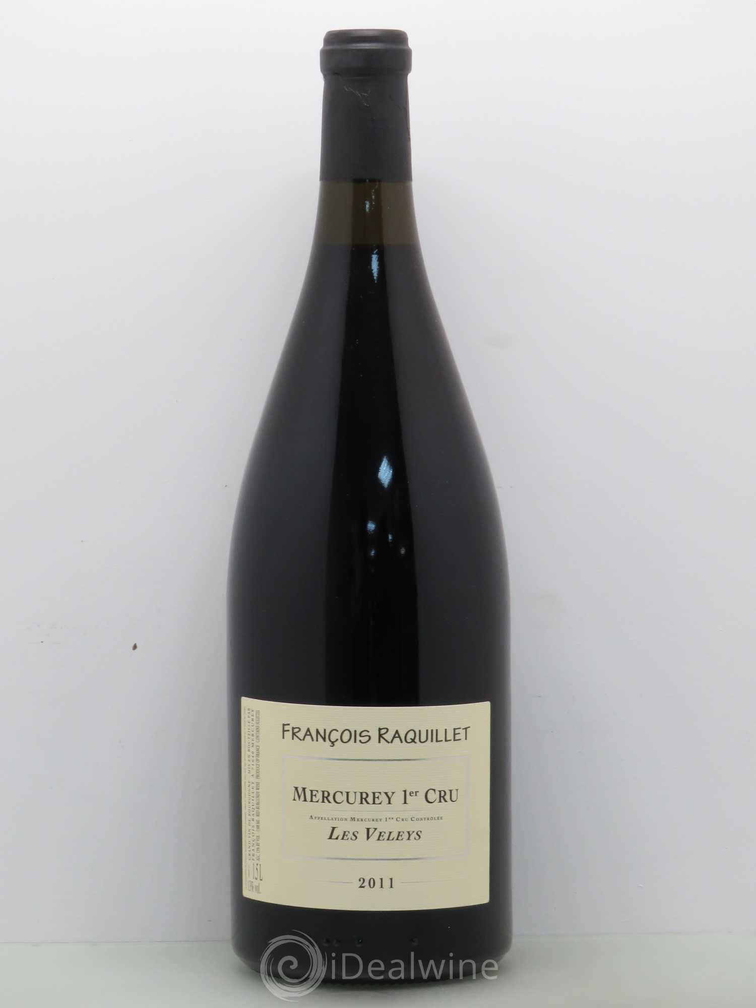 Mercurey 1er Cru Les Veleys - François Raquillet 2011 - Posten von 1 Magnum - 0