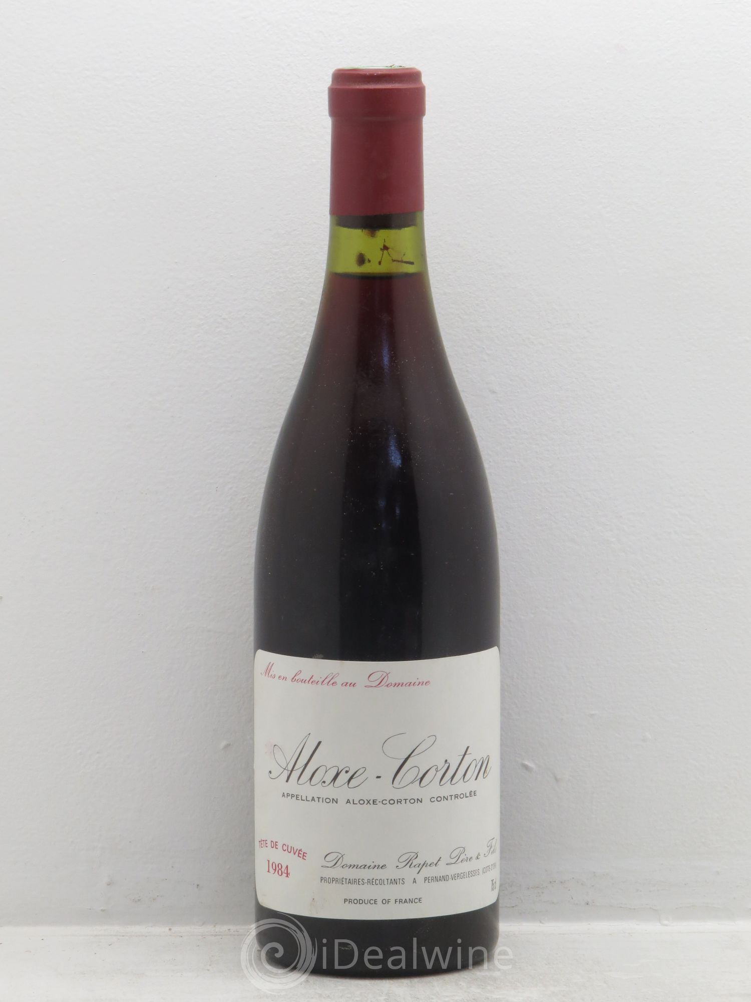 Aloxe-Corton Tête de cuvée 1984 - Lot de 1 bouteille - 0