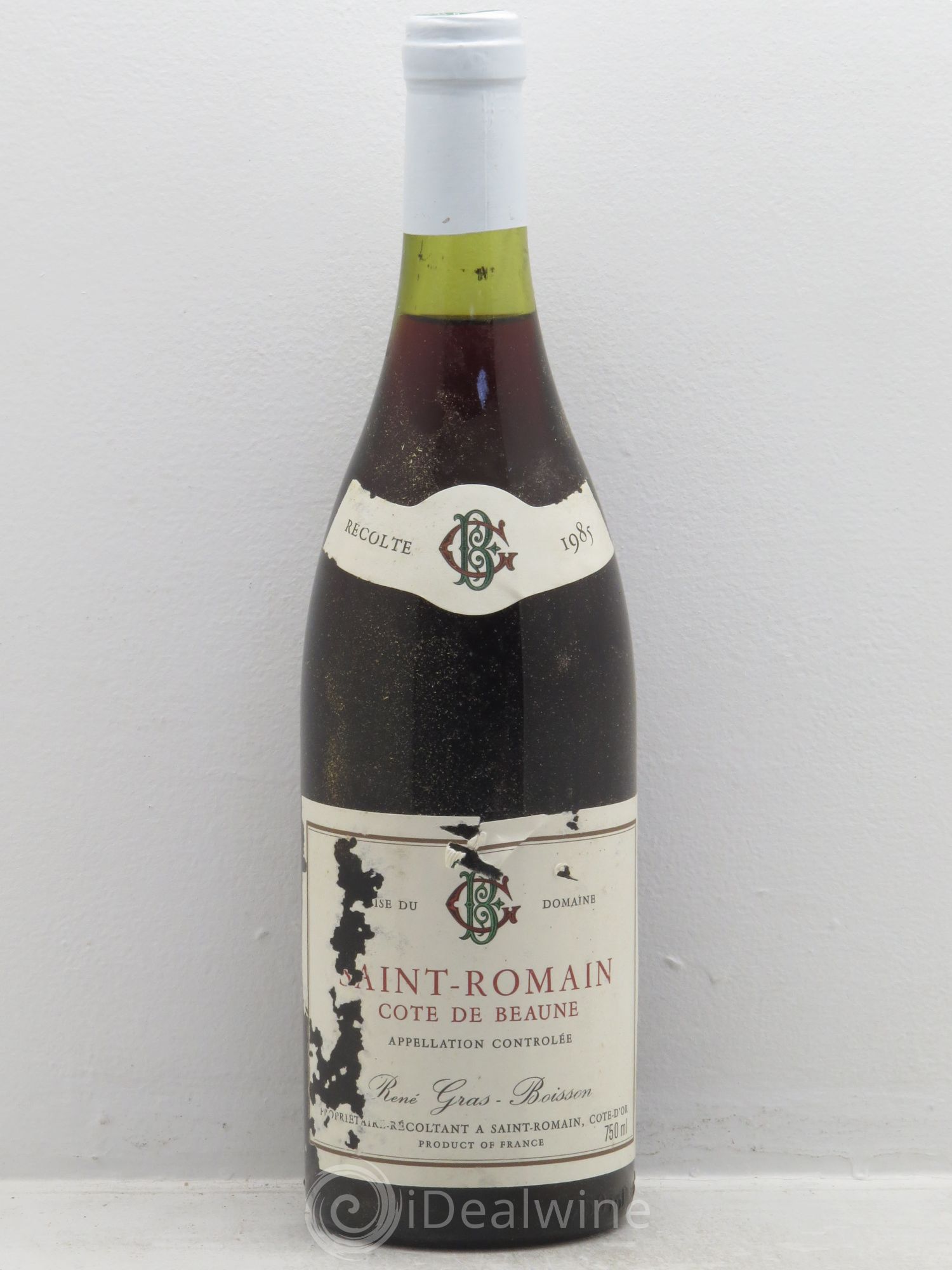 Saint-Romain René Gras Boisson 1985 - Lot de 1 bouteille - 0