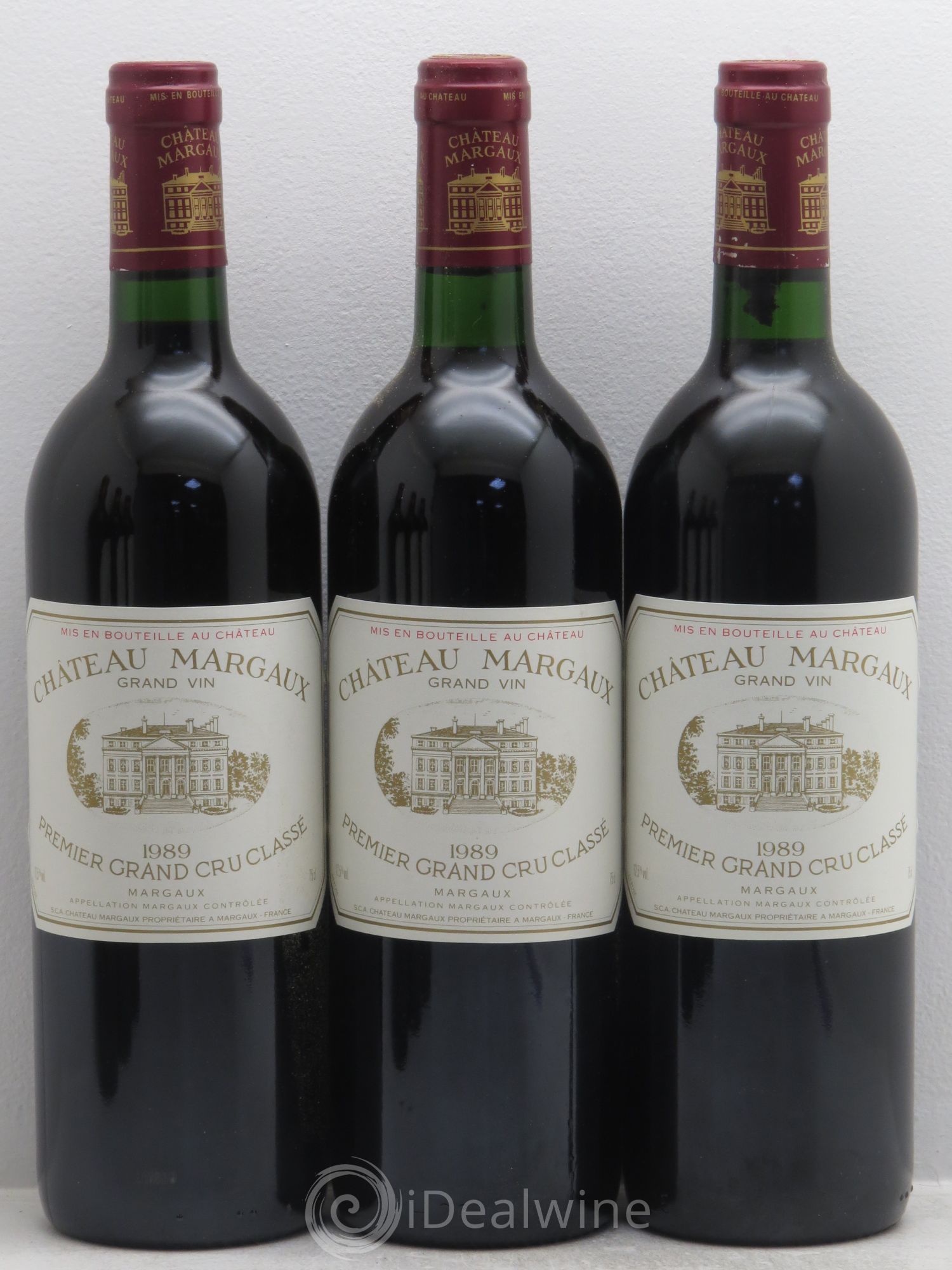 Château Margaux 1er Grand Cru Classé 1989 - Lot de 12 bouteilles - 1