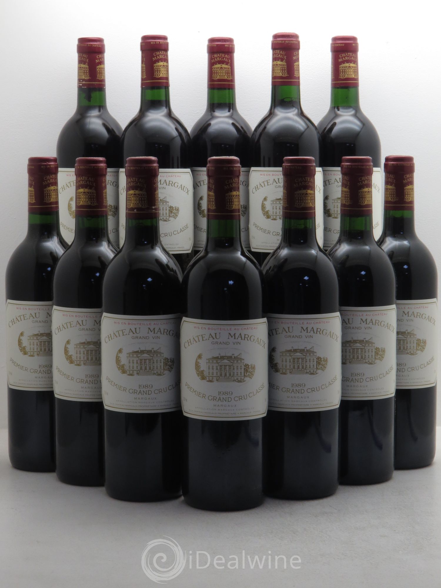 Château Margaux 1er Grand Cru Classé 1989 - Lot de 12 bouteilles - 0