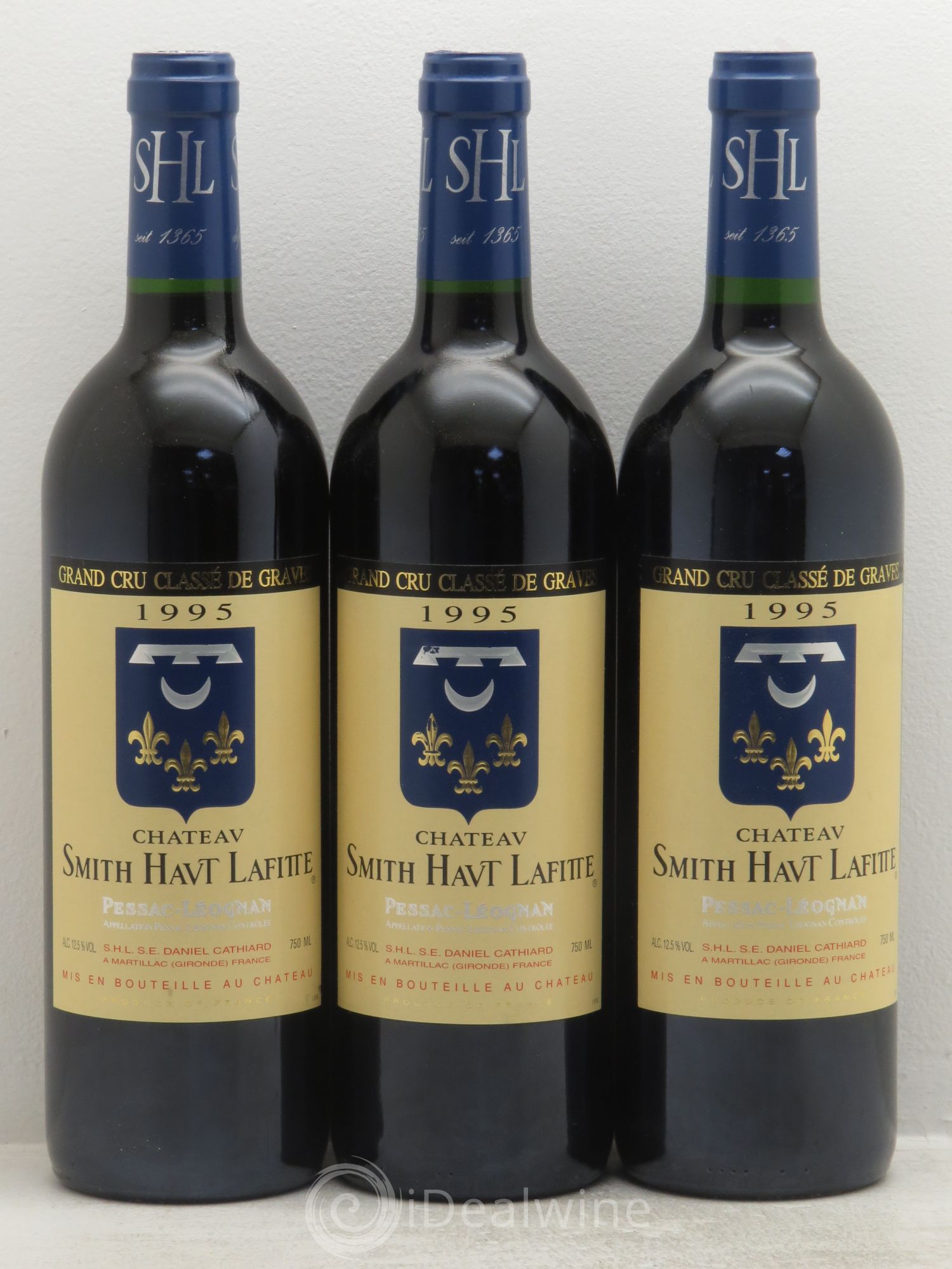 Château Smith Haut Lafitte Cru Classé de Graves 1995 - Lot de 3 bouteilles - 0