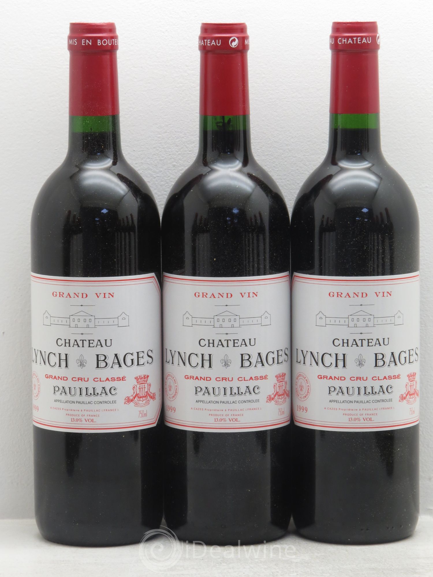 Château Lynch Bages 5ème Grand Cru Classé 1999 - Lot de 12 bouteilles - 1