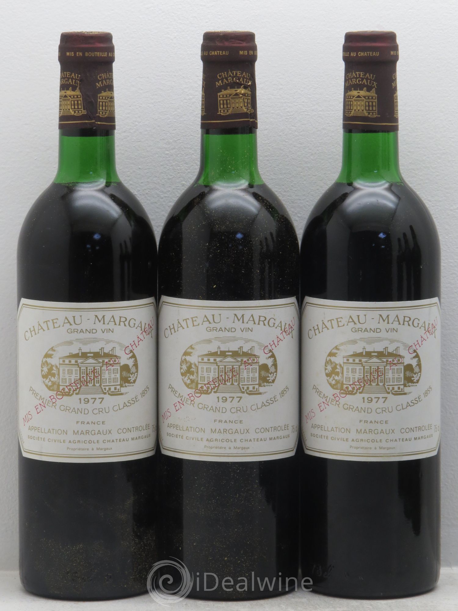Château Margaux 1er Grand Cru Classé 1977 - Lot de 12 bouteilles - 3