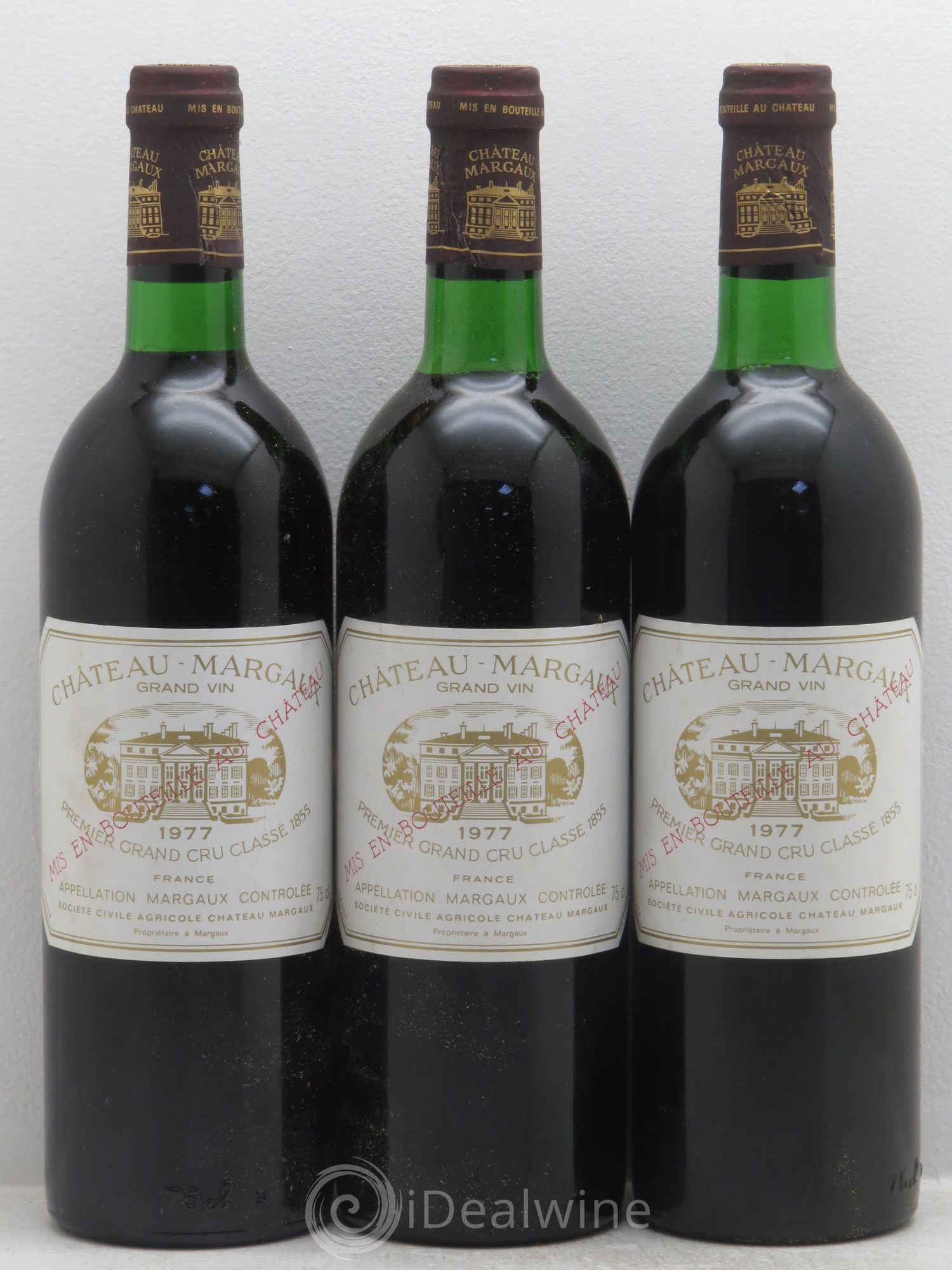 Château Margaux 1er Grand Cru Classé 1977 - Lot de 12 bouteilles - 4