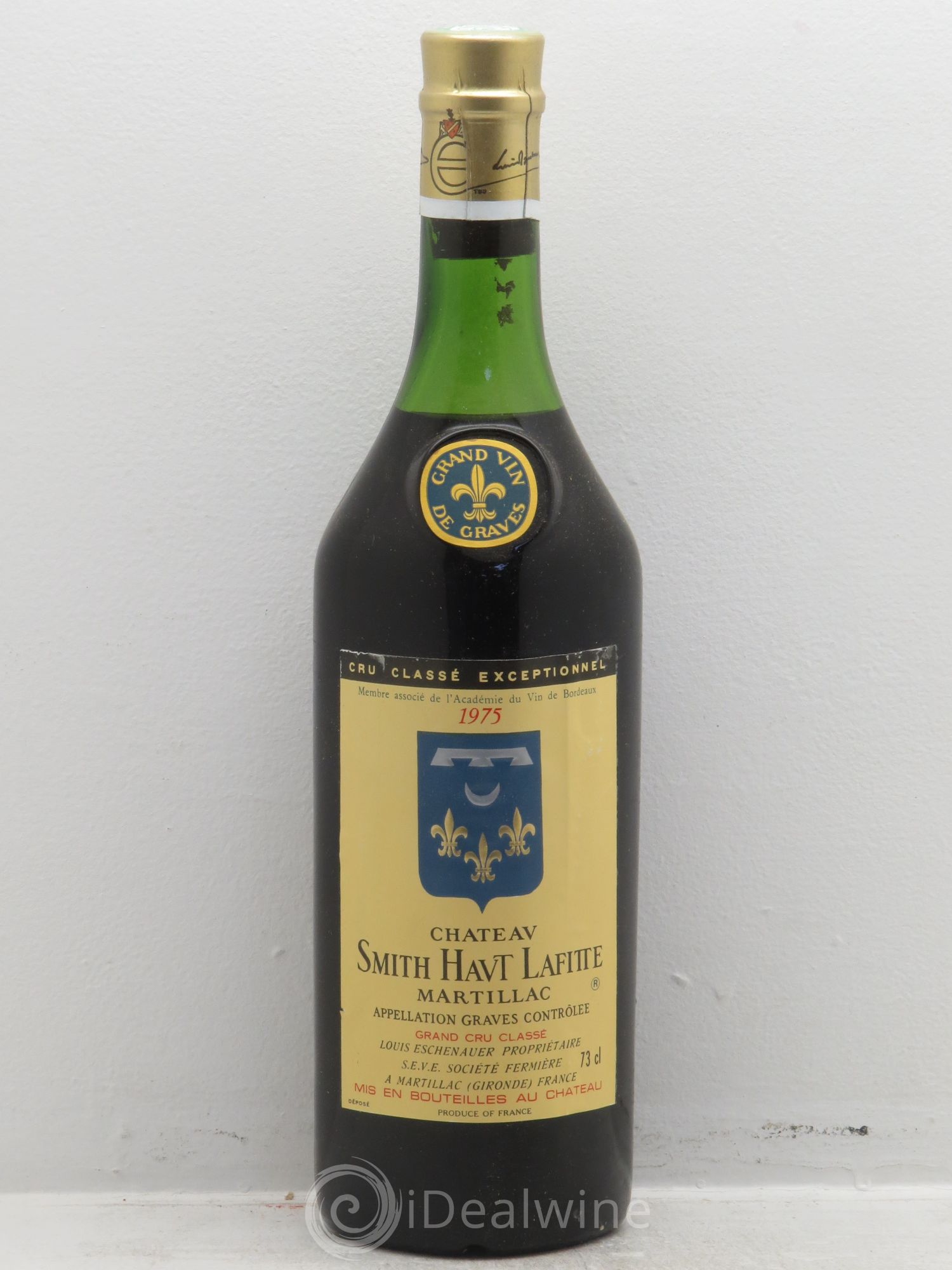 Château Smith Haut Lafitte Cru Classé de Graves Mise Eschenauer 1975 - Lot de 6 bouteilles - 0