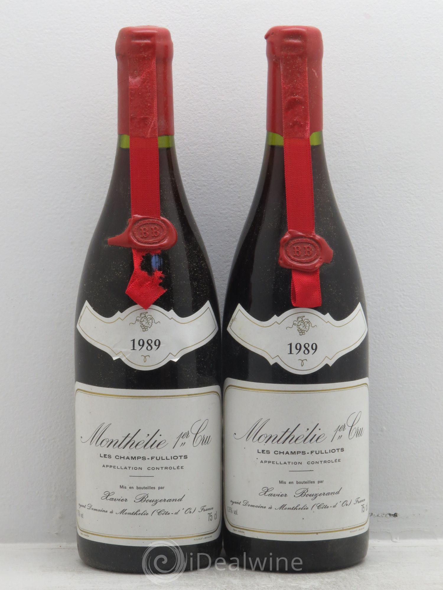 Monthélie 1er Cru 1989 - Lot de 2 bouteilles - 0