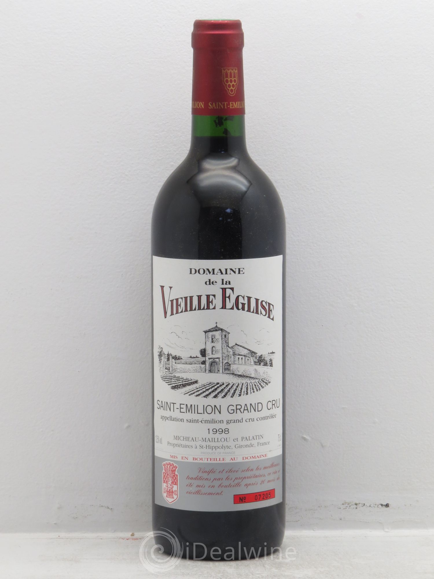 Saint-Émilion Domaine de la vieille église 1998 - Posten von 1 Flasche - 0