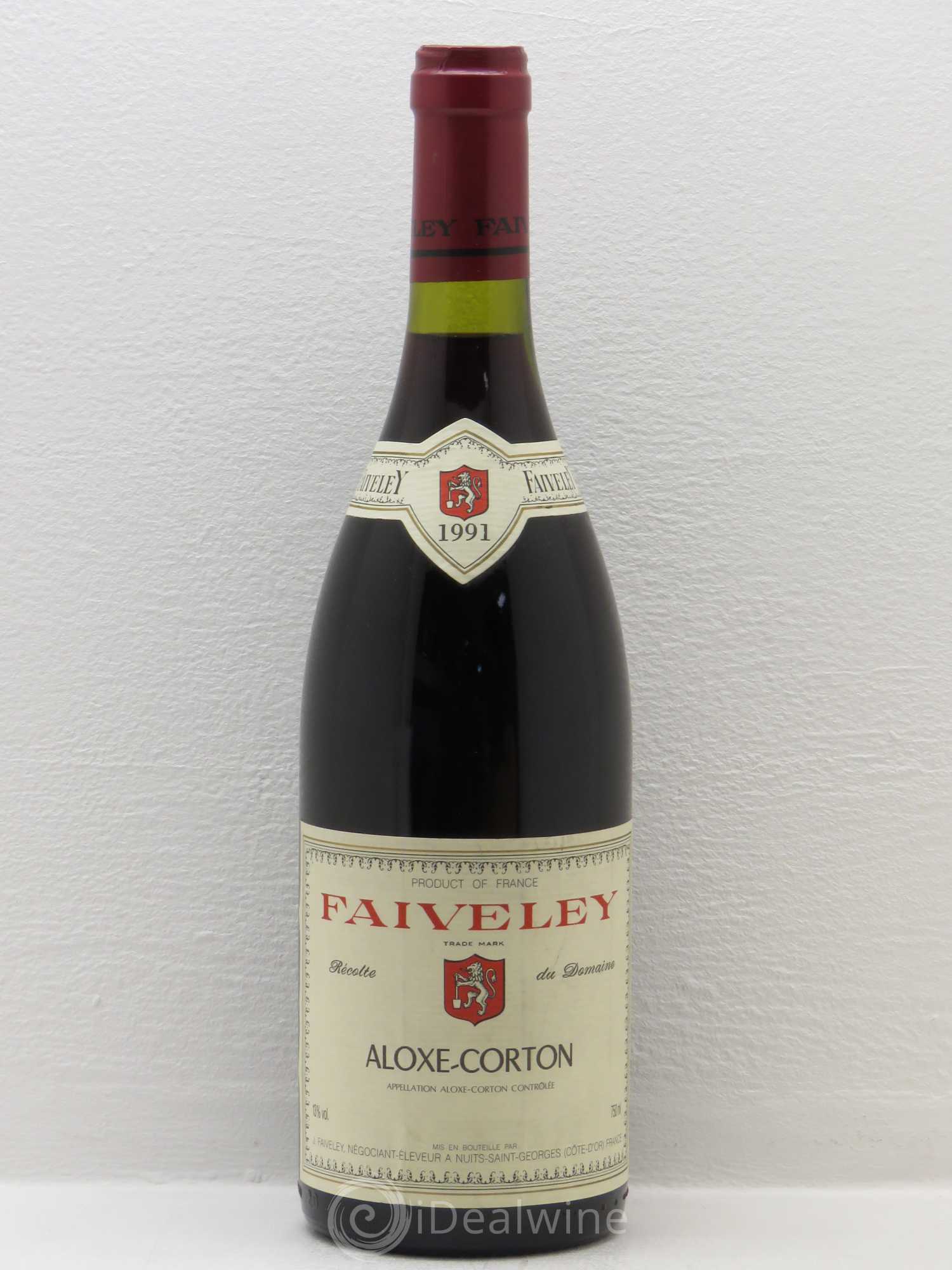 Aloxe-Corton Faiveley 1991 - Lot de 1 bouteille - 0