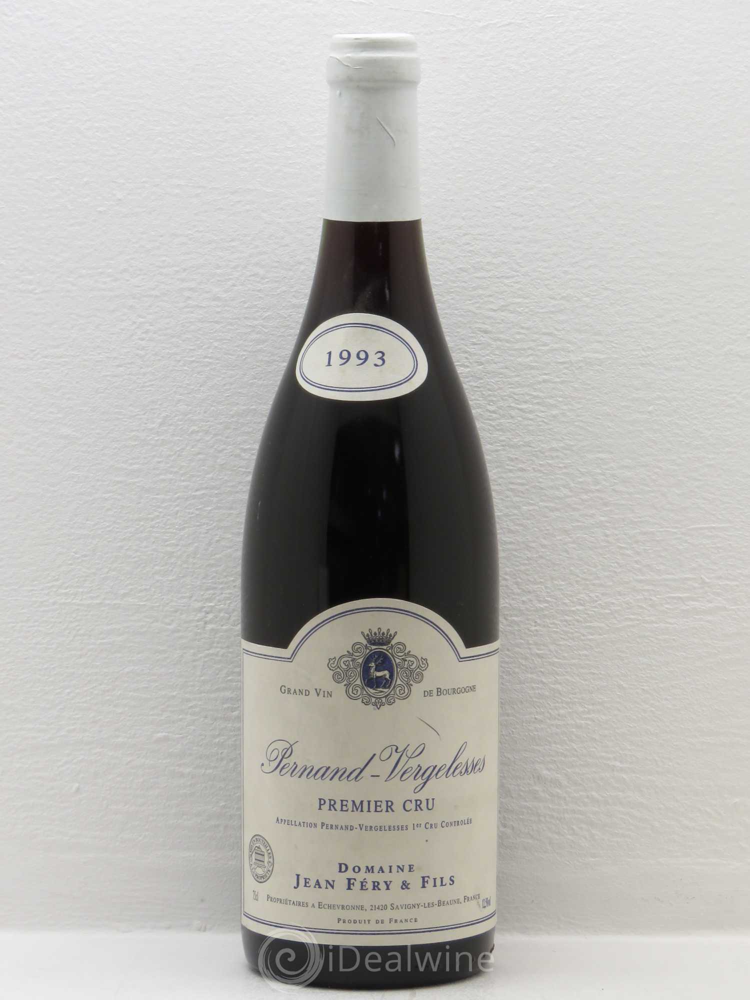 Pernand-Vergelesses 1er Cru J.Ferry Et Fils 1993 - Lot de 1 bouteille - 0