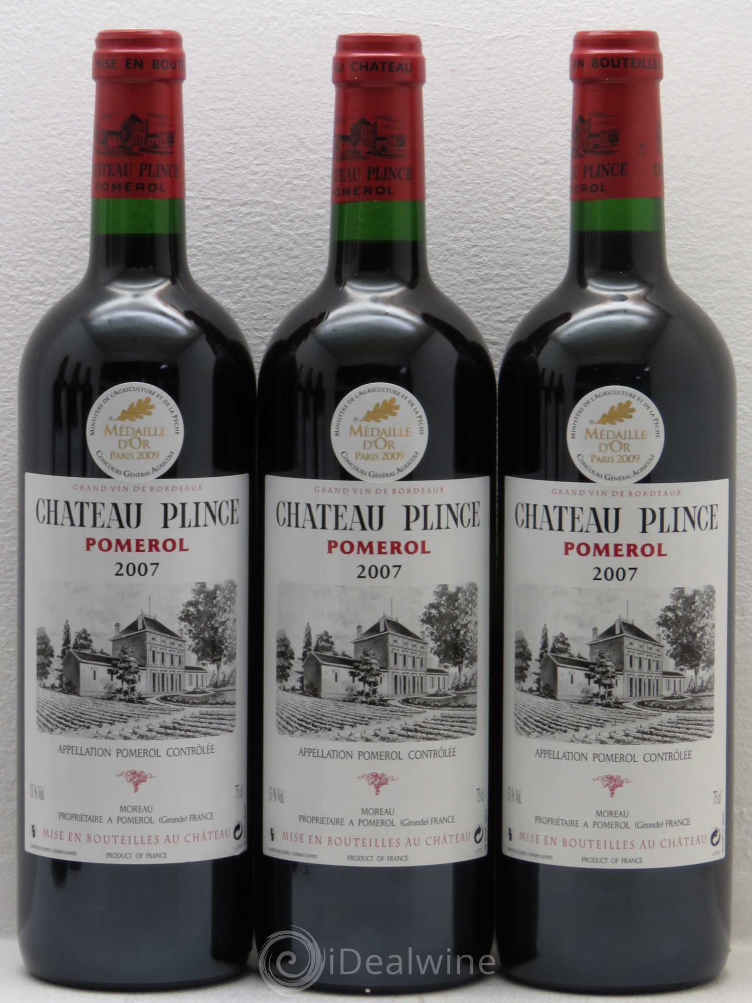 Château Plince 2007 - Lot de 6 bouteilles - 1