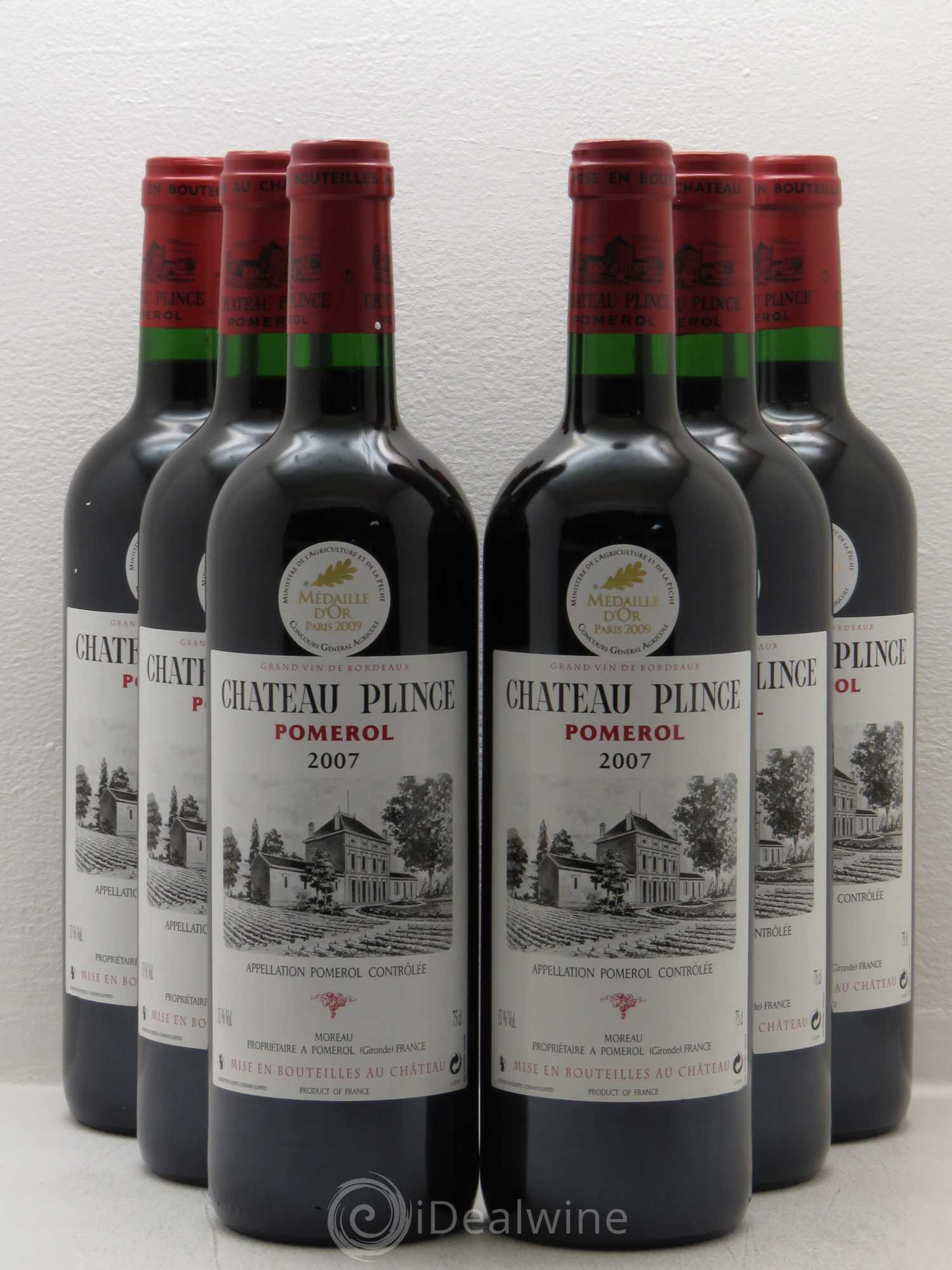 Château Plince 2007 - Lot de 6 bouteilles - 0