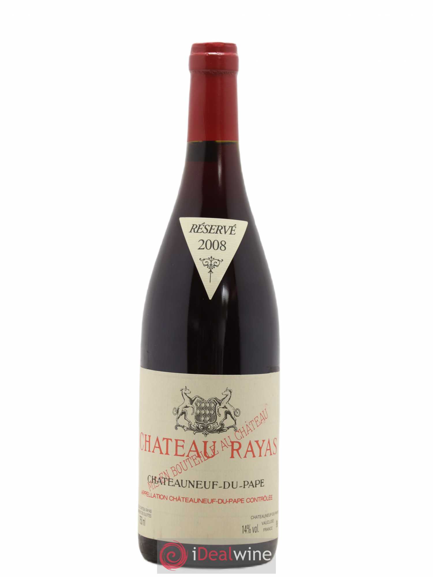 Châteauneuf-du-Pape Château Rayas Emmanuel Reynaud 2008 - Lot de 1 bouteille - 0