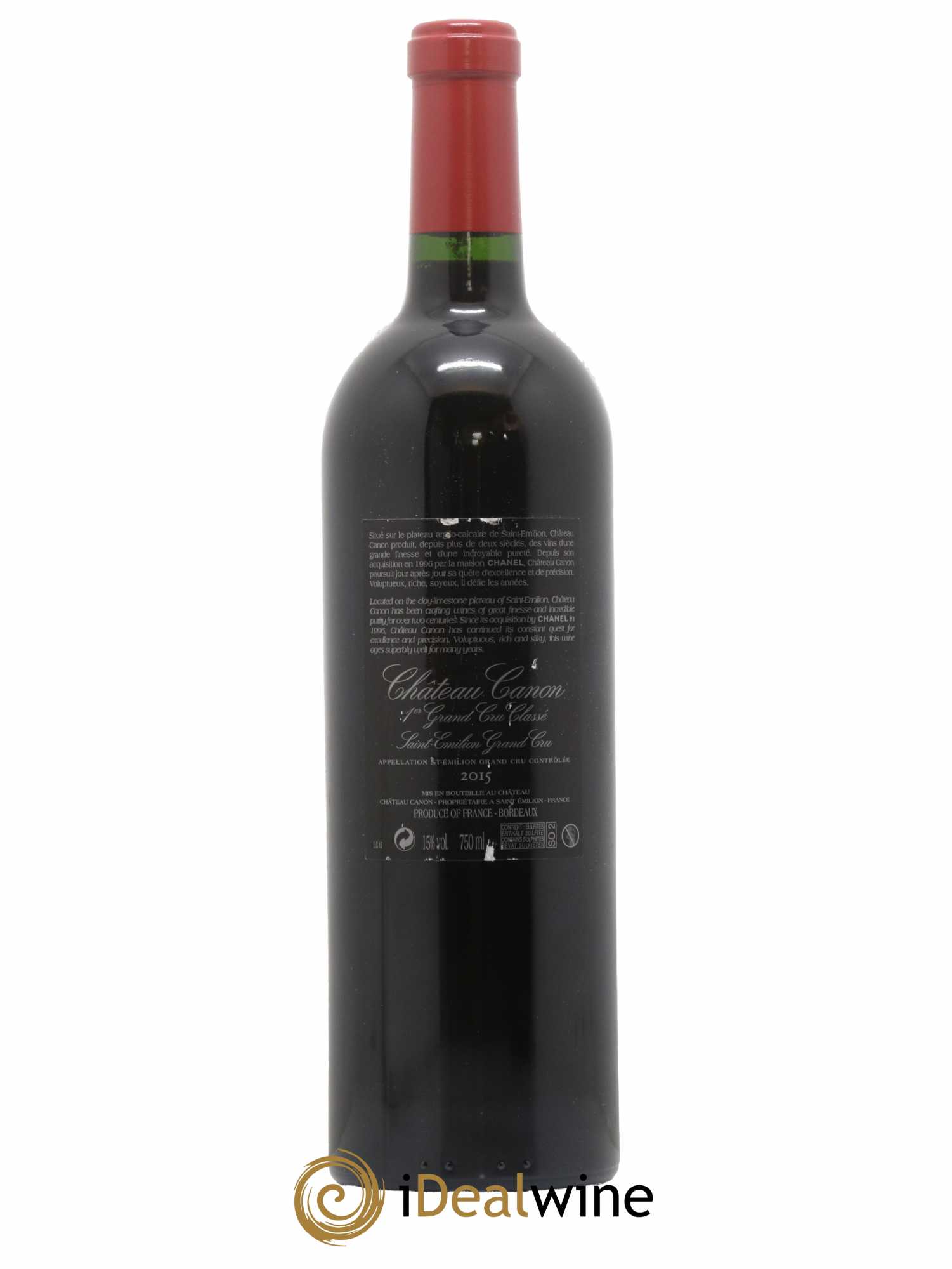 Château Canon 1er Grand Cru Classé B 2015 - Lot de 1 bouteille - 1