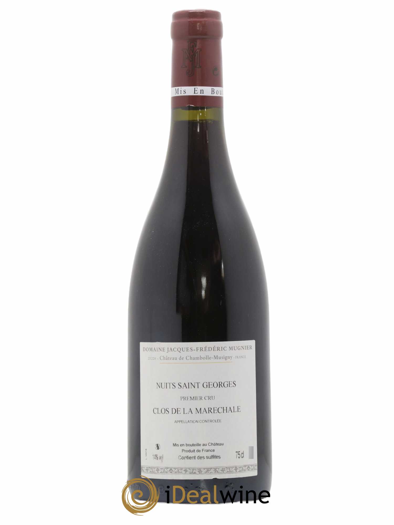 Nuits-Saint-Georges 1er Cru Clos de La Maréchale Jacques-Frédéric Mugnier 2018 - Lot of 1 bottle - 1
