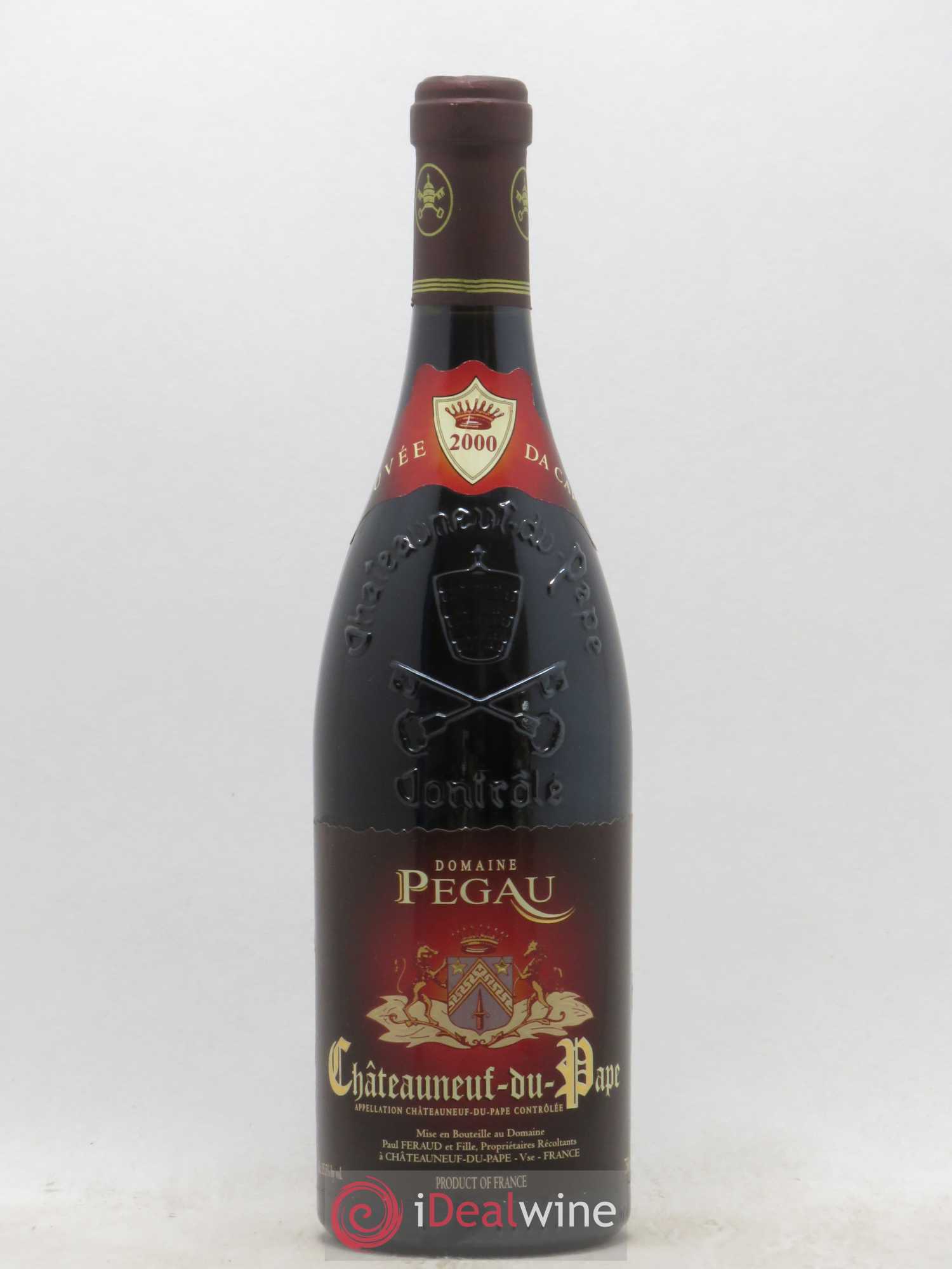 Châteauneuf-du-Pape Domaine du Pégau Cuvée Da Capo Paul et Laurence Féraud 2000 - Lot de 1 bouteille - 0