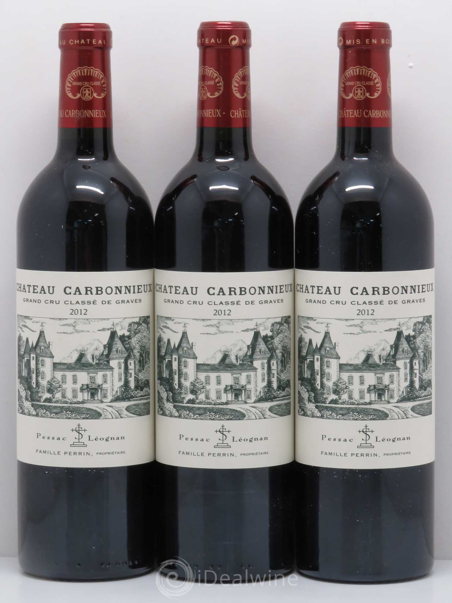 Château Carbonnieux Cru Classé de Graves 2012 - Lot de 12 bouteilles - 1