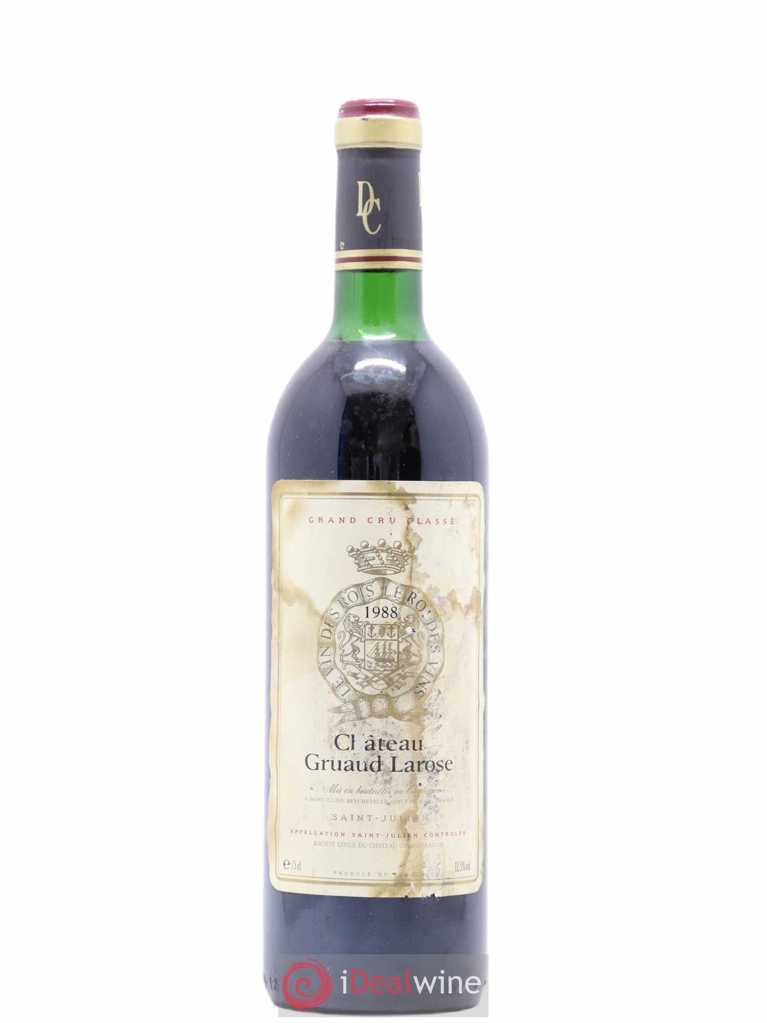 Château Gruaud Larose 2ème Grand Cru Classé 1988 - Lot de 1 bouteille - 0