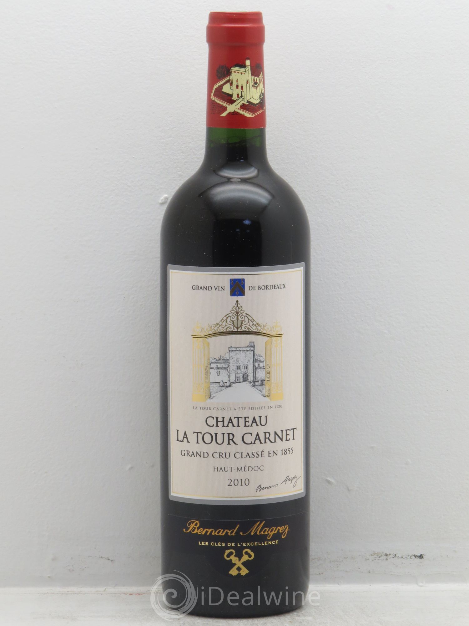 Château la Tour Carnet 4ème Grand Cru Classé 2010 - Lot de 6 bouteilles - 0