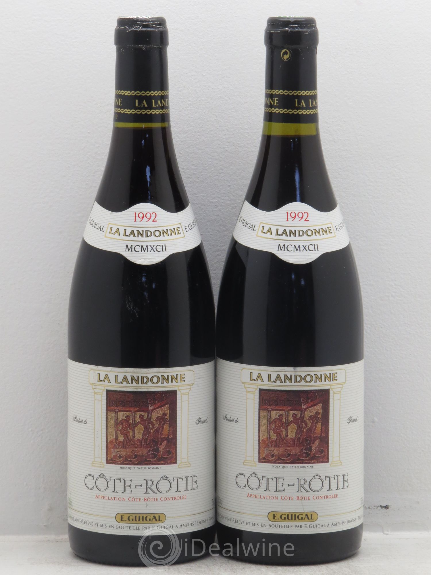 Côte-Rôtie La Landonne Guigal 1992 - Lot de 2 bouteilles - 0