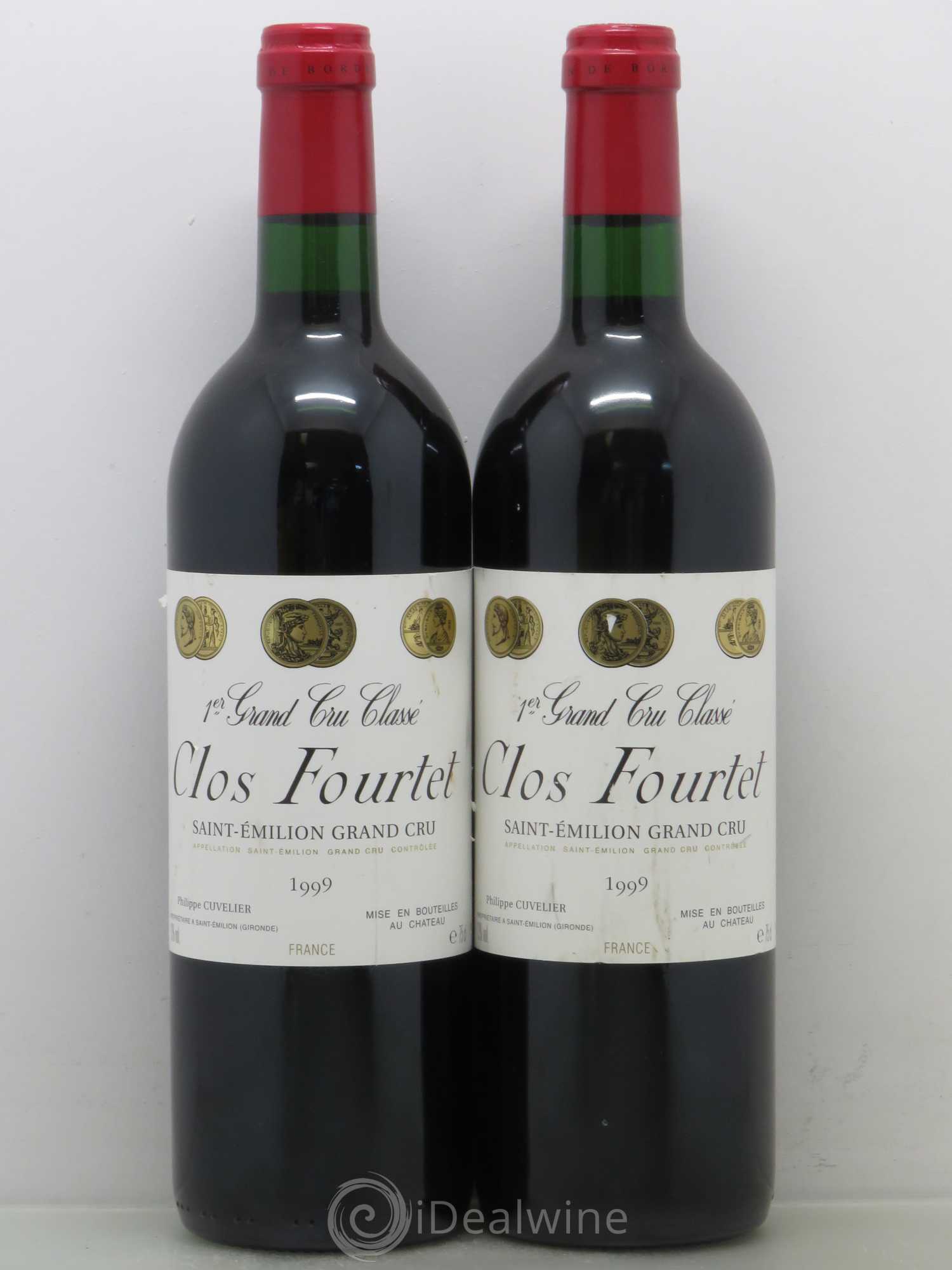 Clos Fourtet 1er Grand Cru Classé B 1999 - Lot de 2 bouteilles - 0