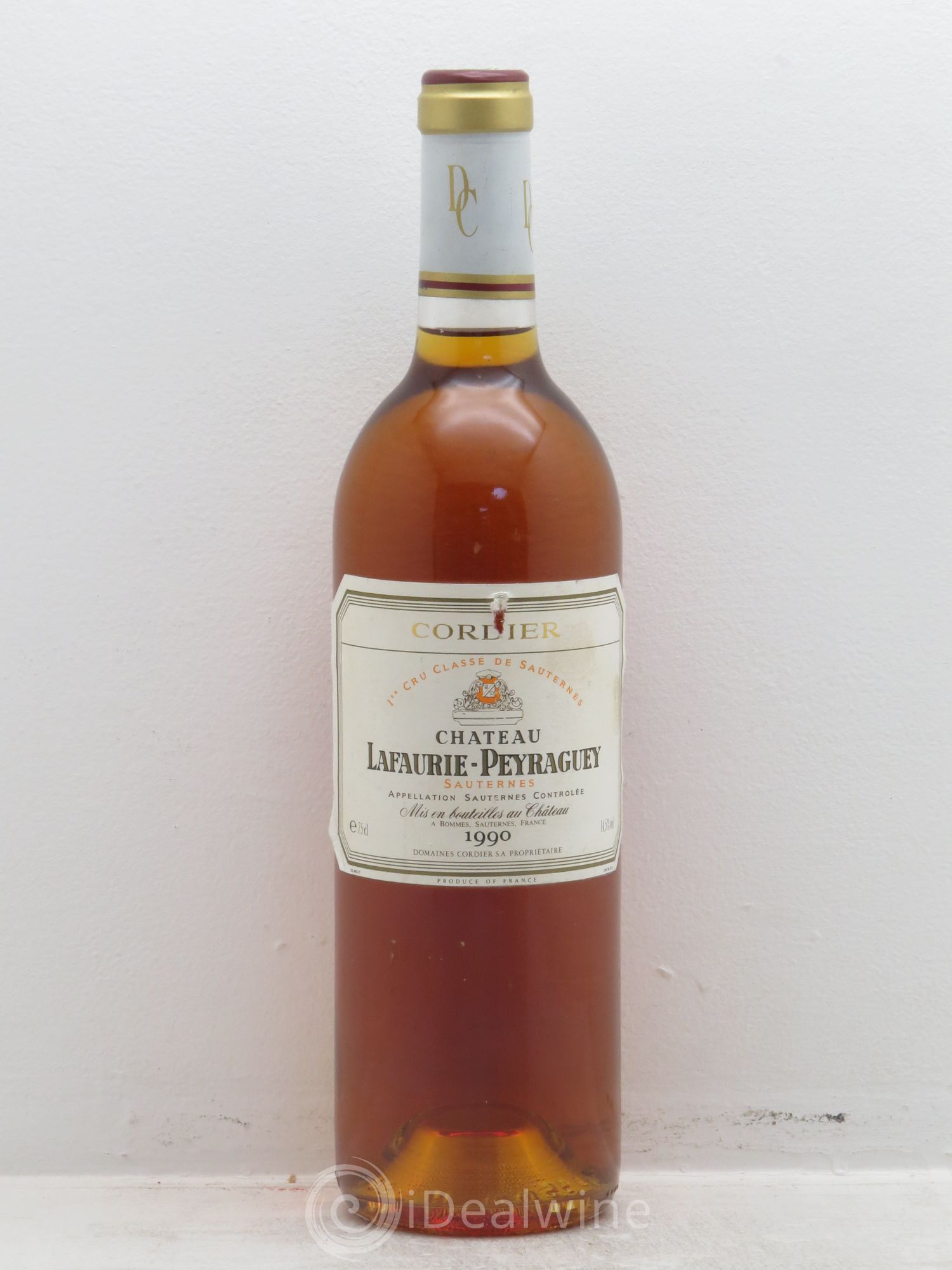 Château Lafaurie-Peyraguey 1er Grand Cru Classé 1990 - Lotto di 1 bottiglia - 0