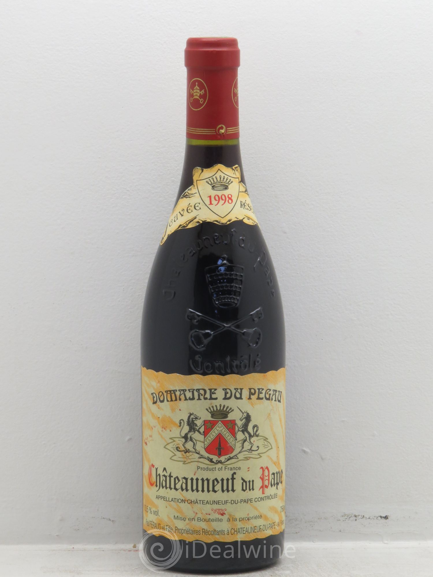 Châteauneuf-du-Pape Domaine du Pégau Cuvée Réservée Paul et Laurence Féraud 1998 - Lot de 1 bouteille - 0