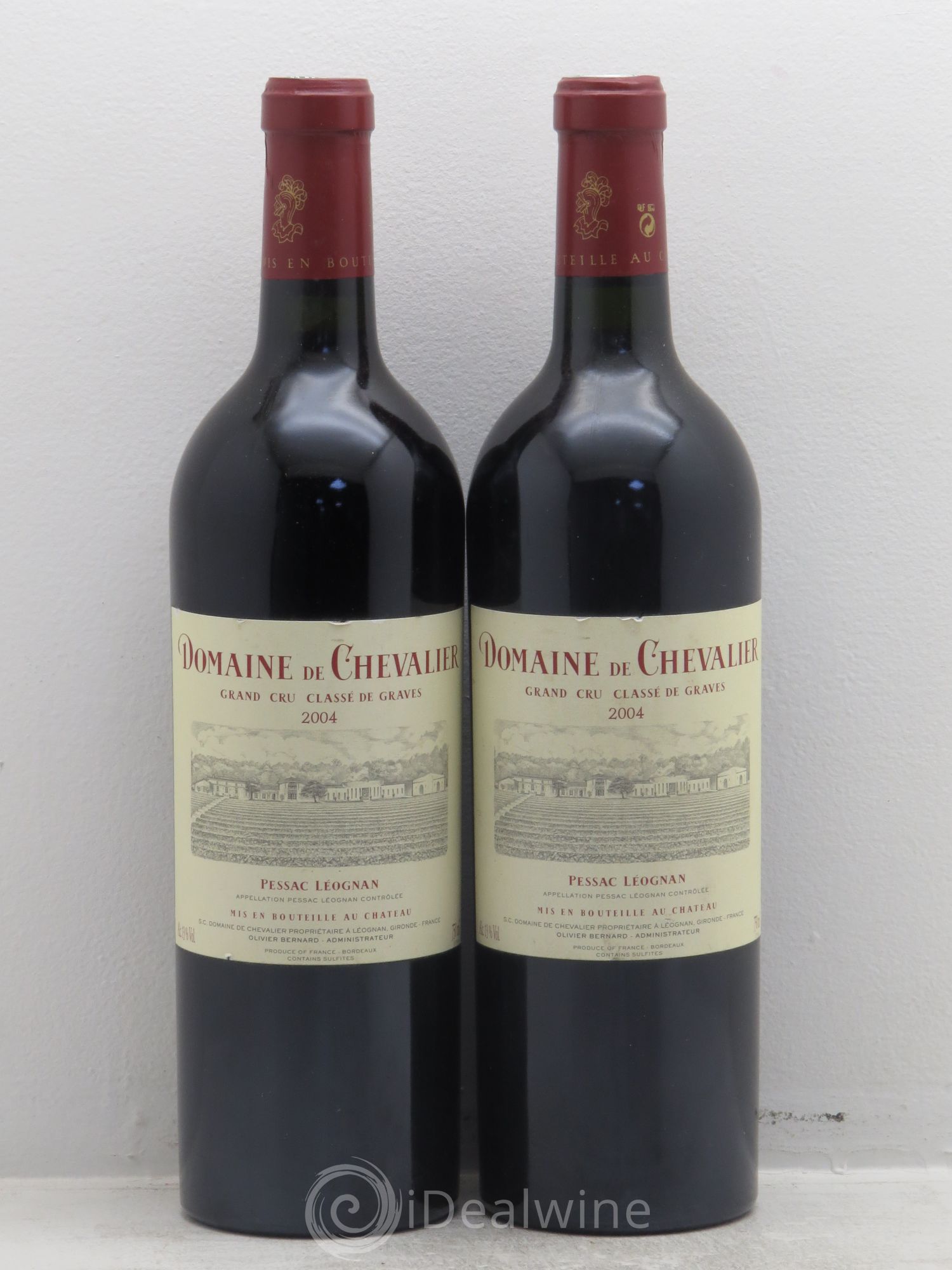Domaine de Chevalier Cru Classé de Graves 2004 - Lot de 2 bouteilles - 0