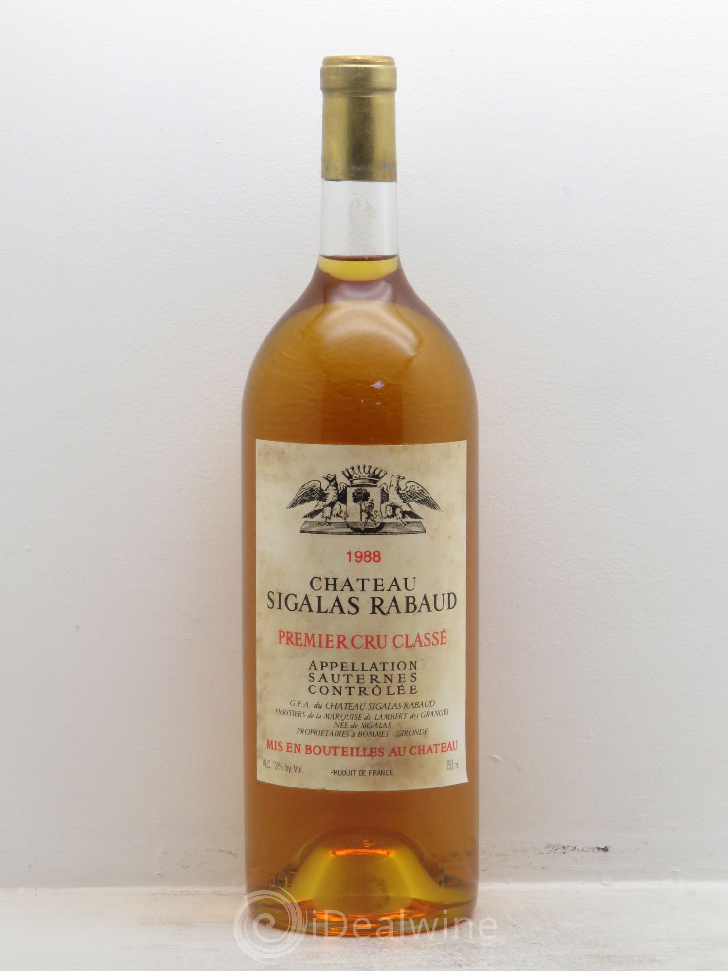 Château Sigalas Rabaud 1er Grand Cru Classé 1988 - Lotto di 1 magnum - 0