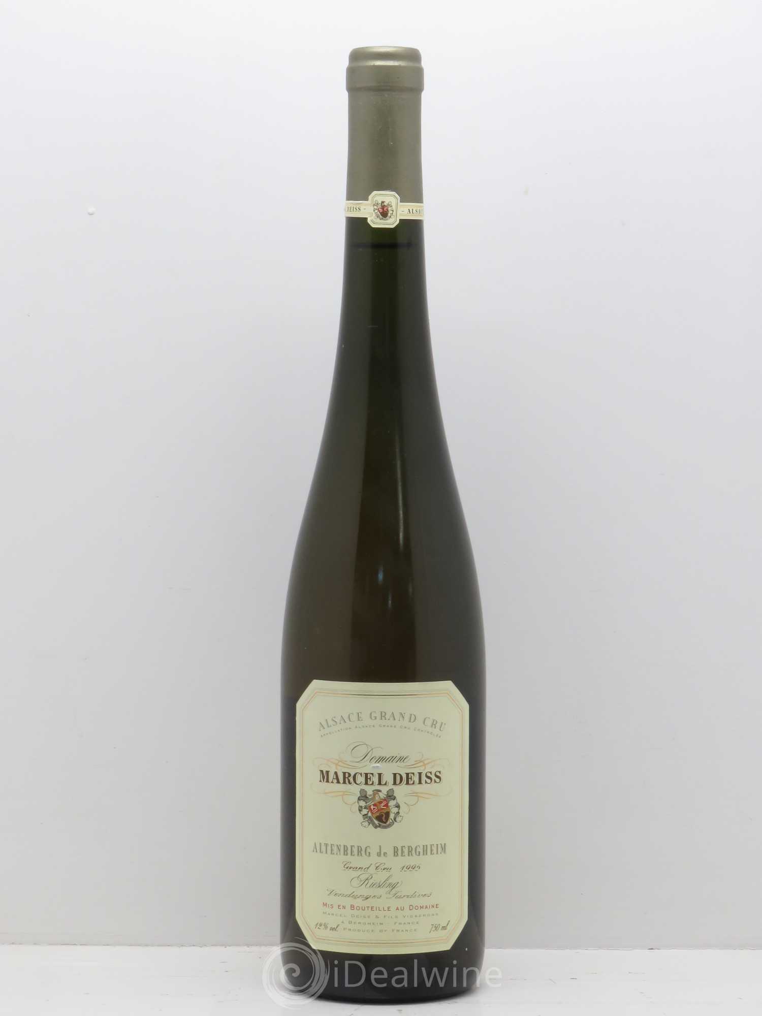 Alsace Riesling Vendanges Tardives Marcel Deiss (Domaine) Altenberg 1995 - Lotto di 1 bottiglia - 0