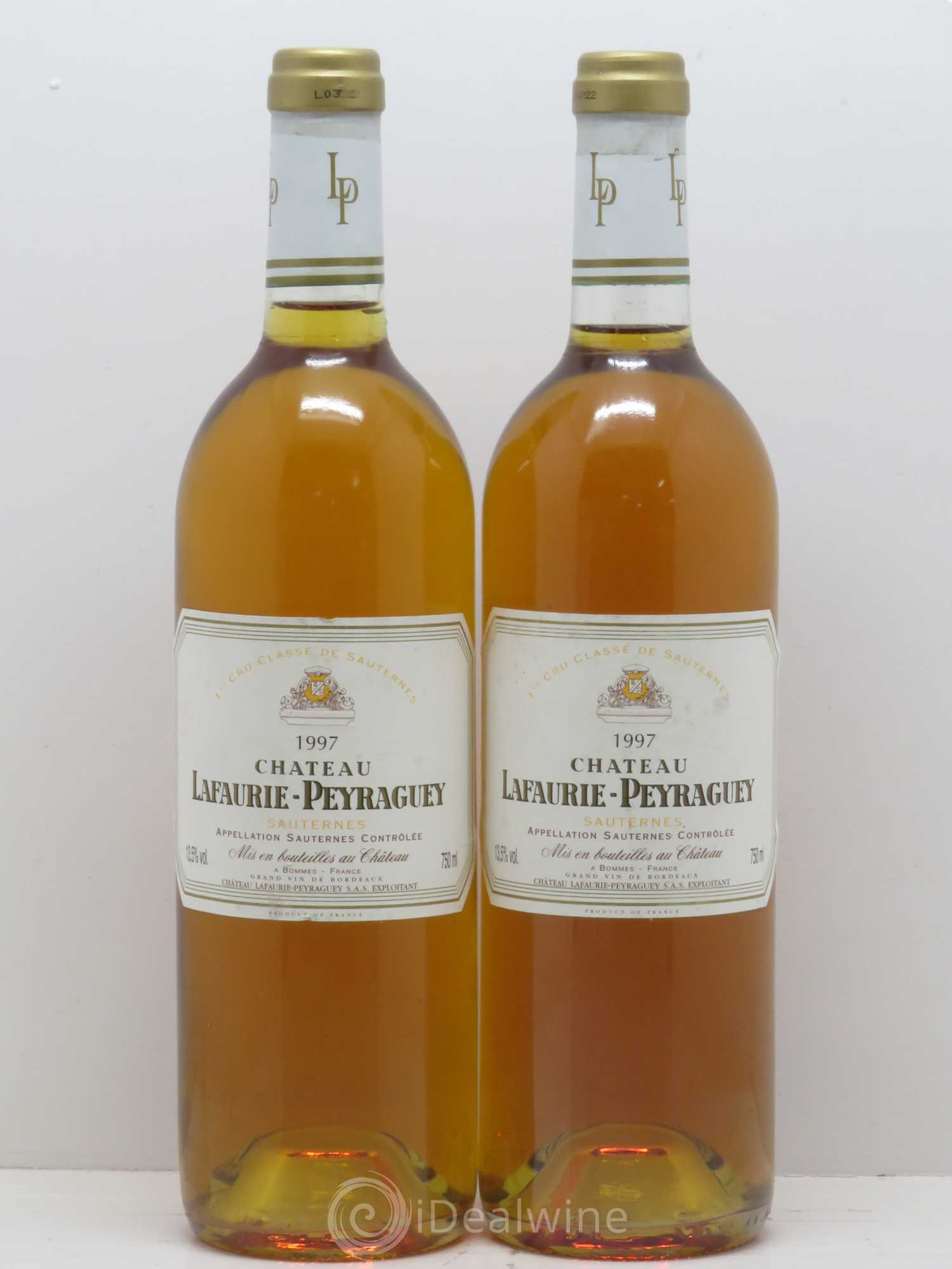 Château Lafaurie-Peyraguey 1er Grand Cru Classé 1997 - Lotto di 2 bottiglie - 0